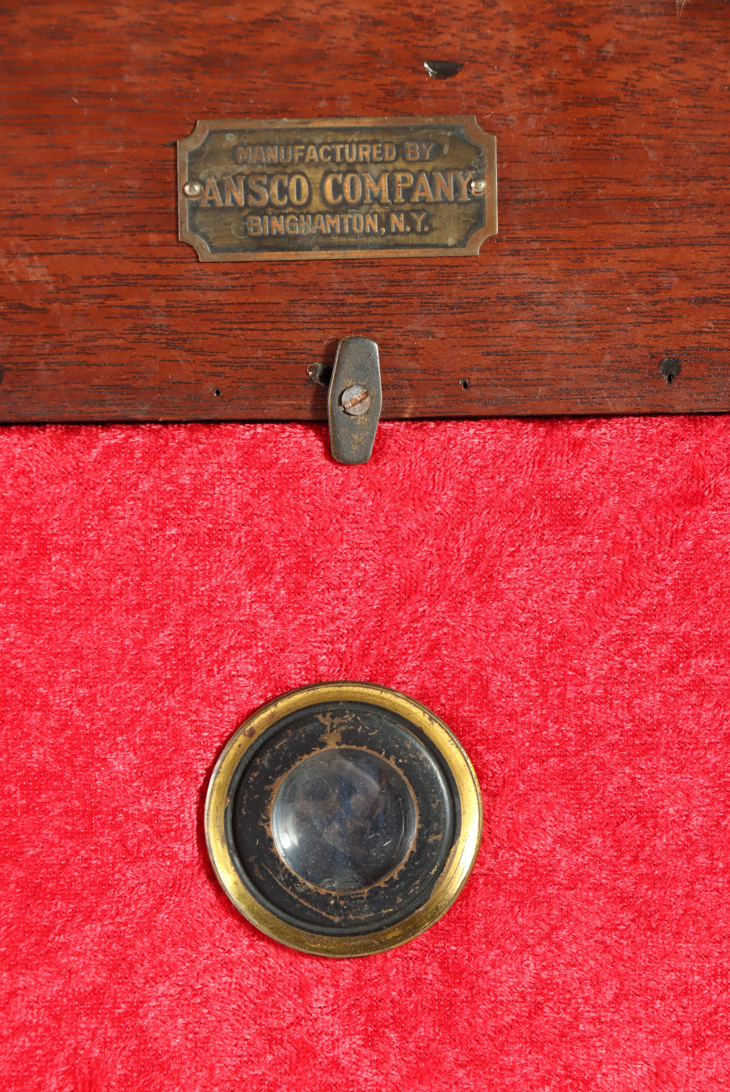 Agfa Ansco Company Studio Camera on Stand, Early 20th Century