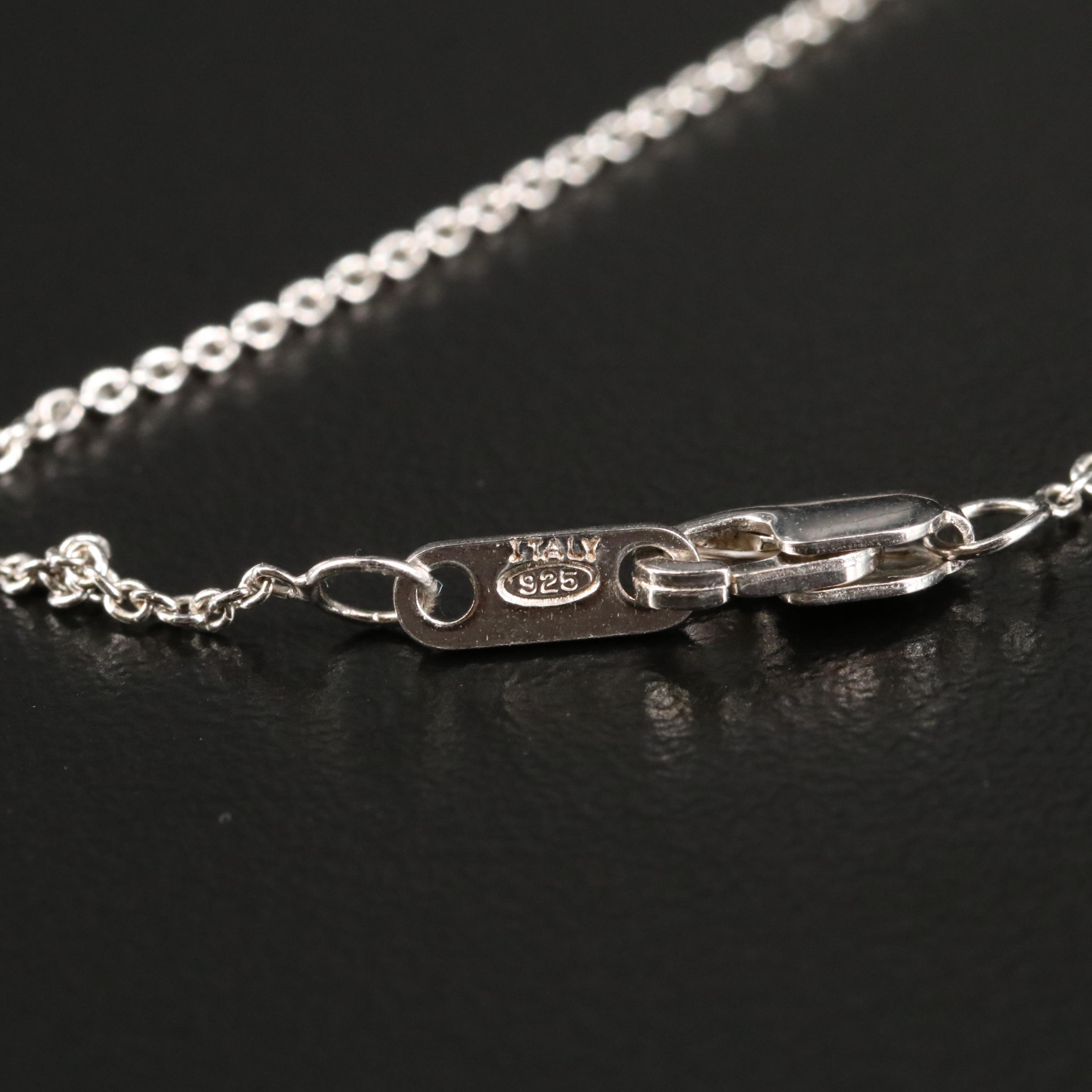 Sterling Opal and Sapphire Cross Necklace