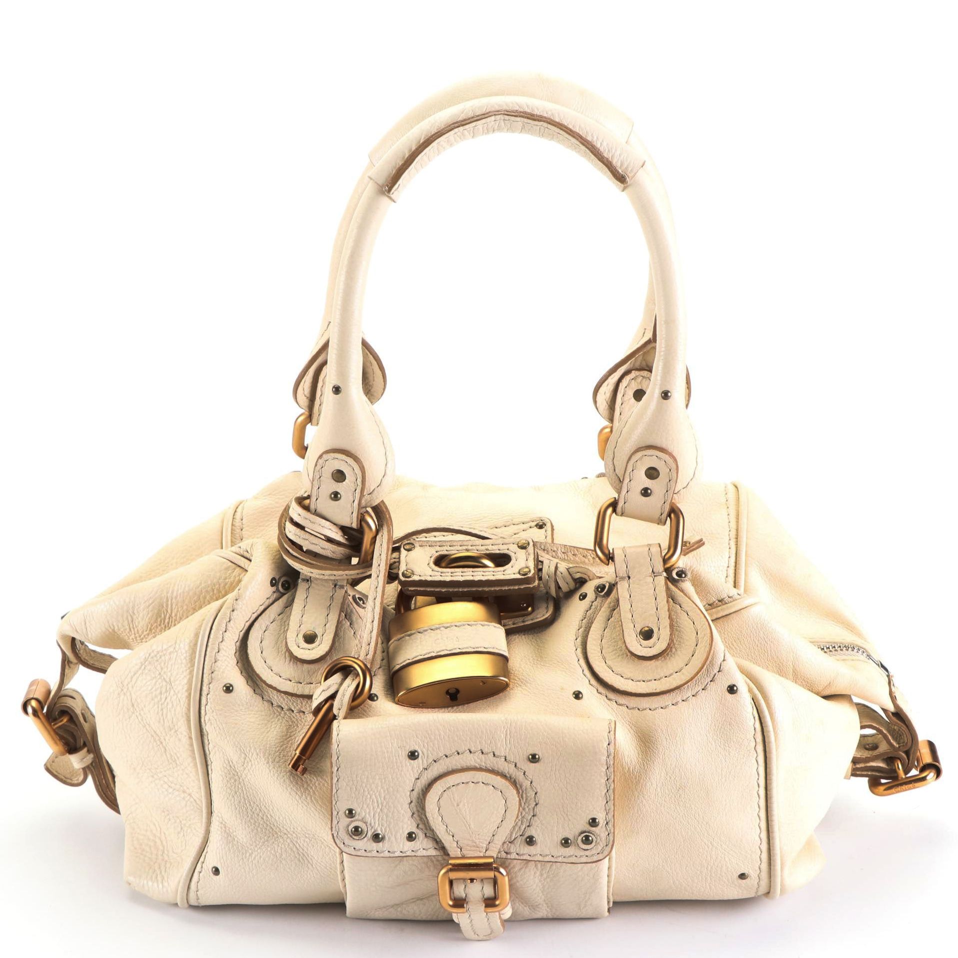 Chloé Medium Paddington Satchel in Grained Leather