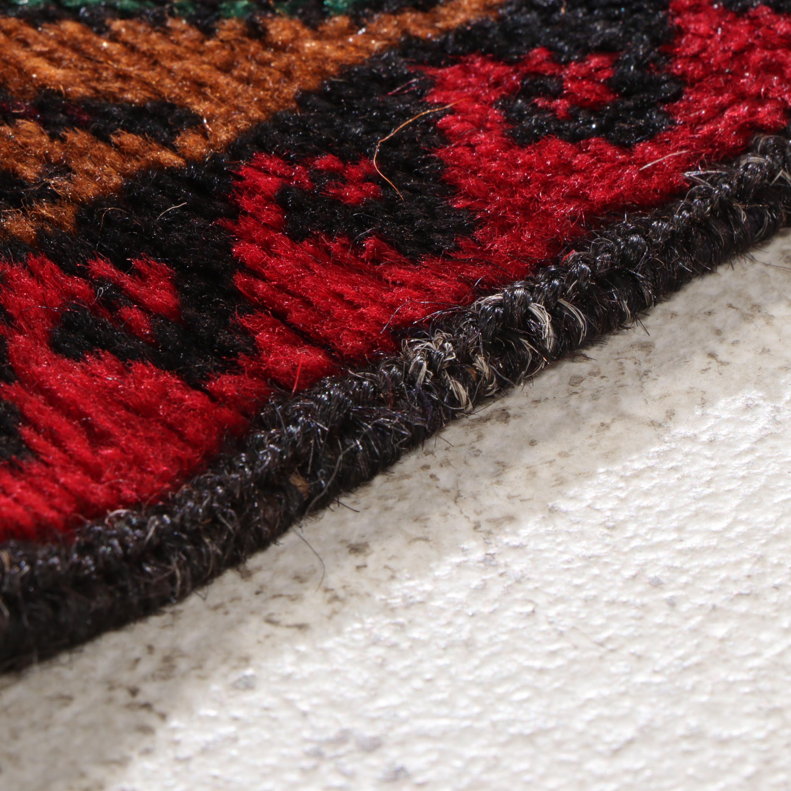2'9 x 4'5 Hand-Knotted Afghan Baluch Accent Rug