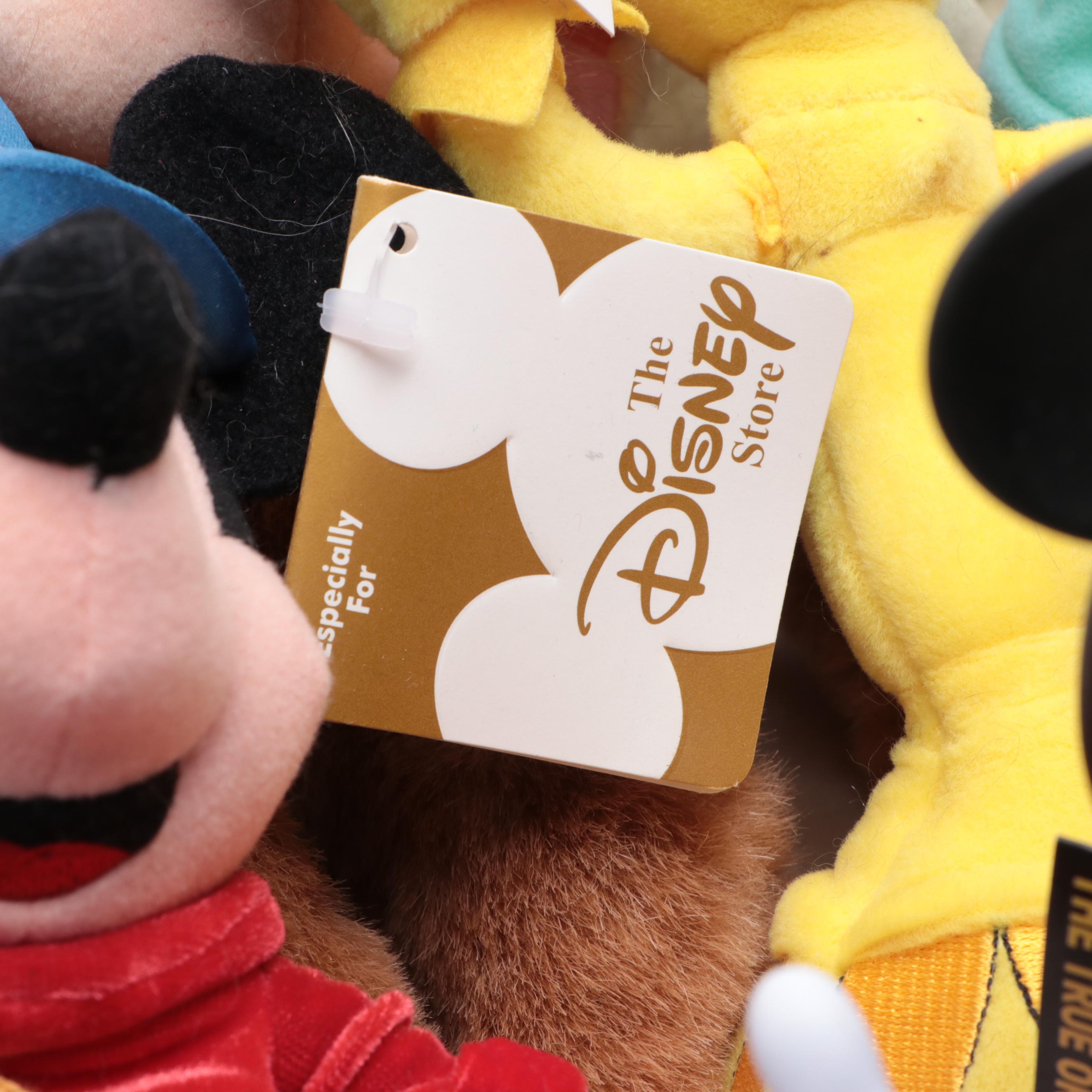 Disney Eeyore, Mickey Mouse, Nala with Other Stuffed Toys and Figures