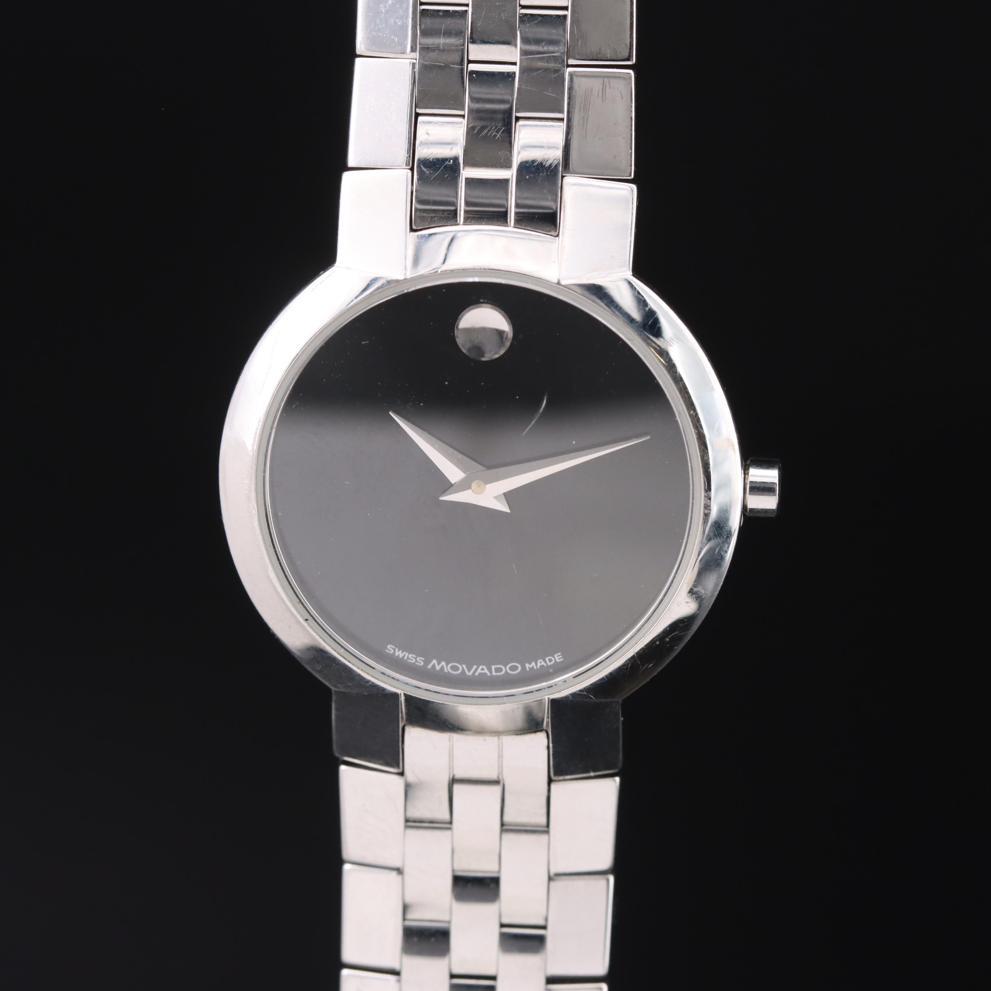 Movado Museum Classic Stainless Steel Quartz Watch