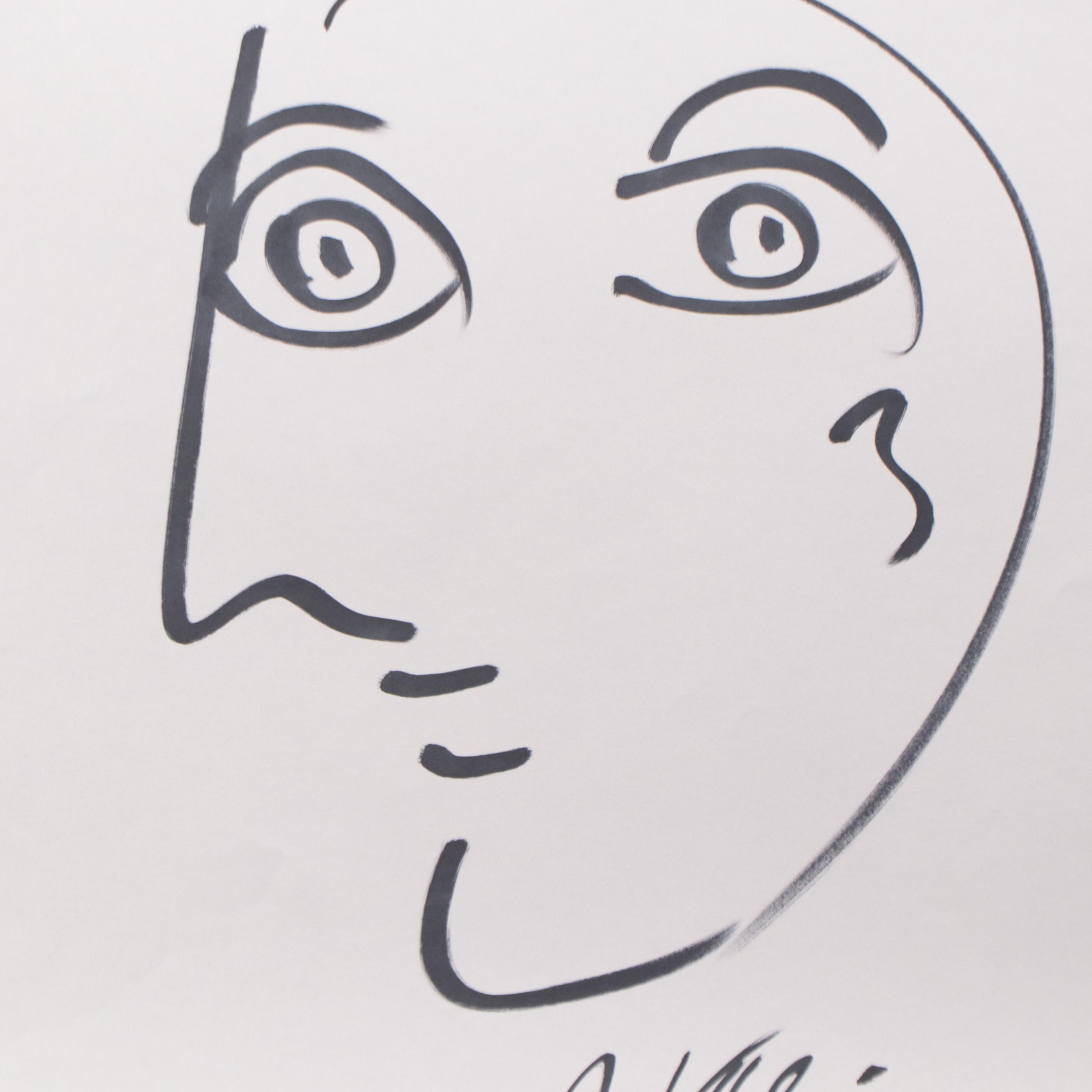 Peter Keil Abstract Ink Portraits