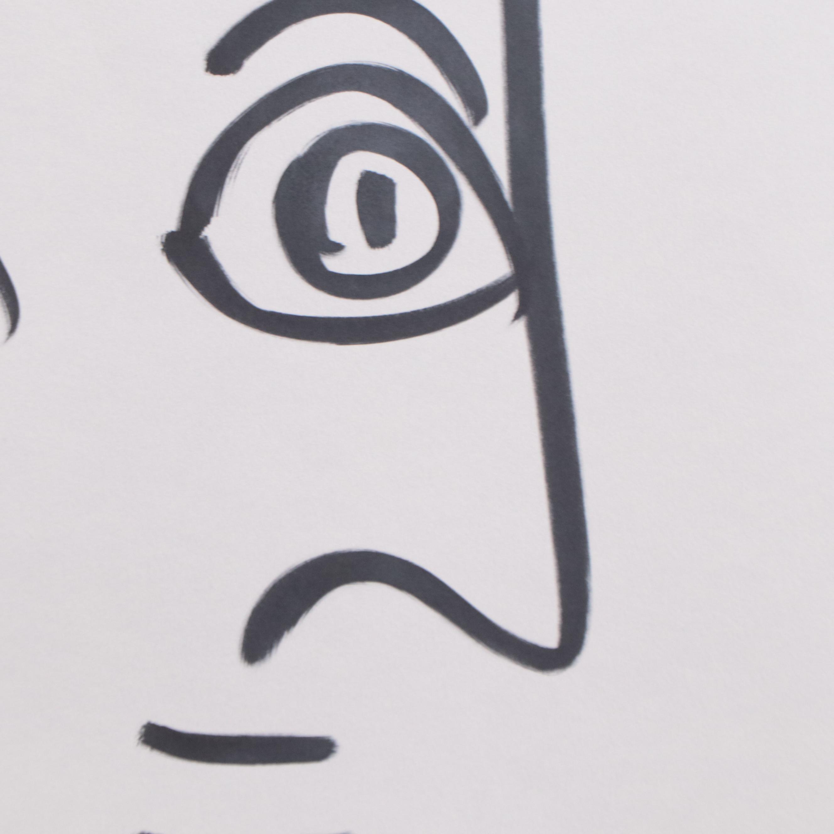 Peter Keil Abstract Ink Portraits