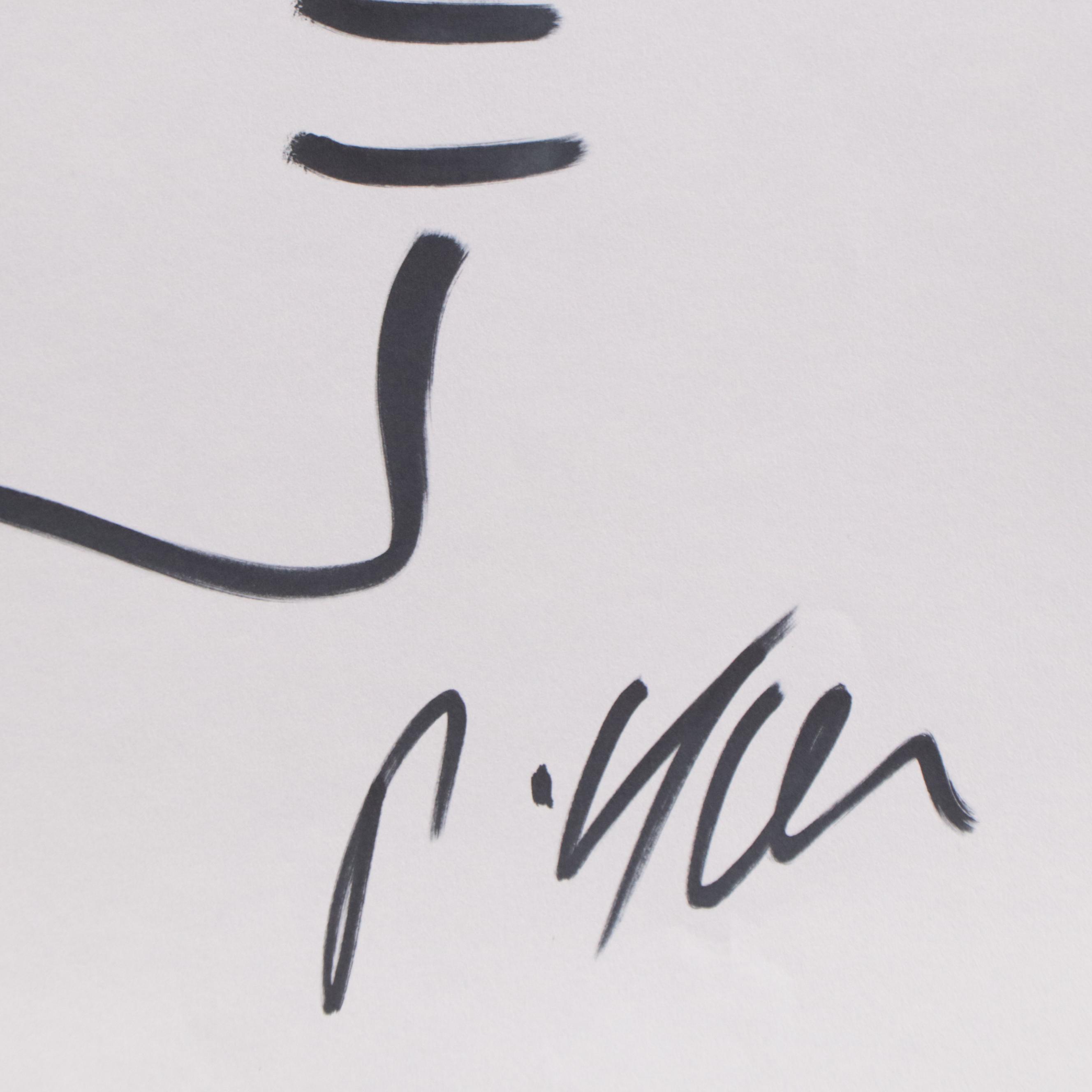 Peter Keil Abstract Ink Portraits