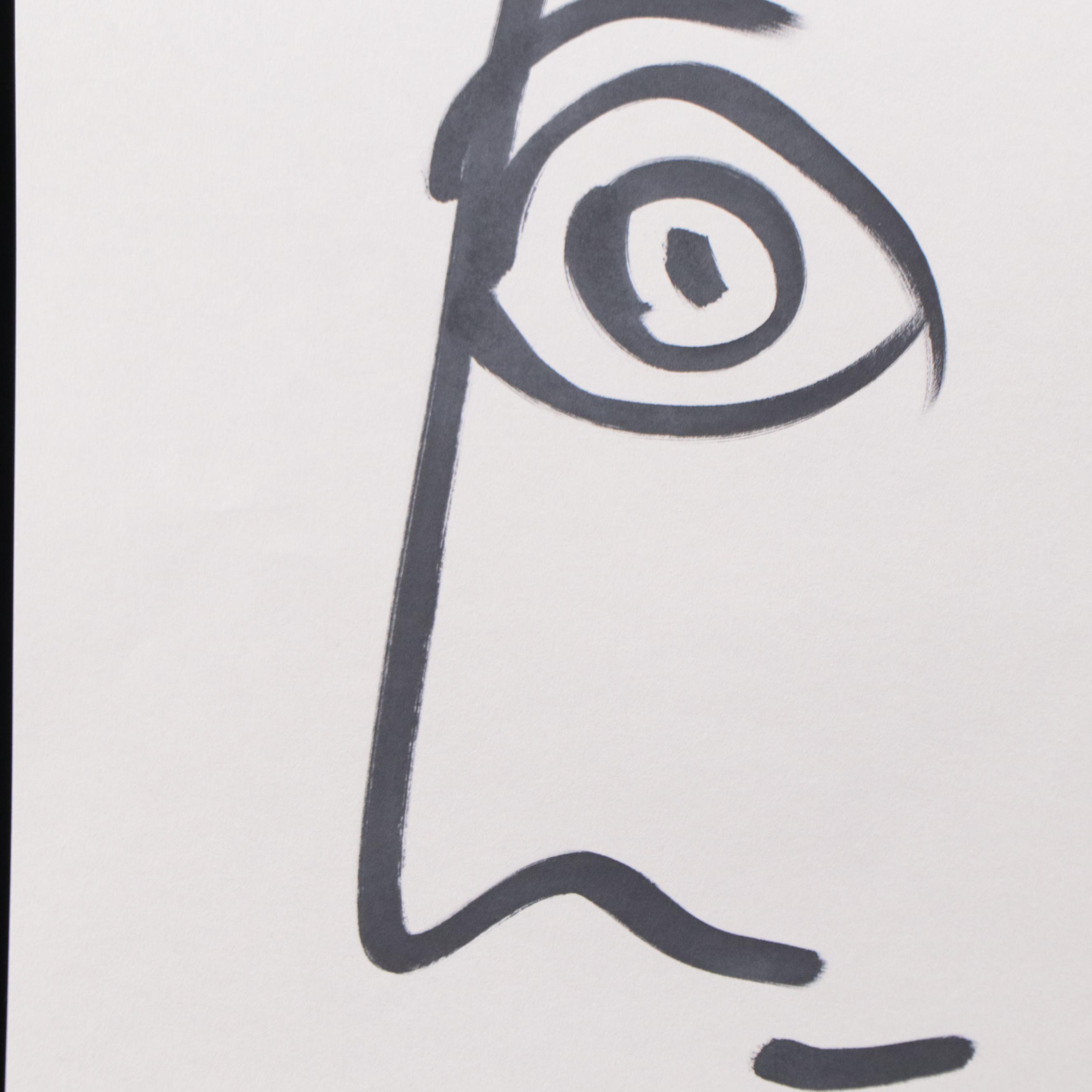 Peter Keil Abstract Ink Portraits