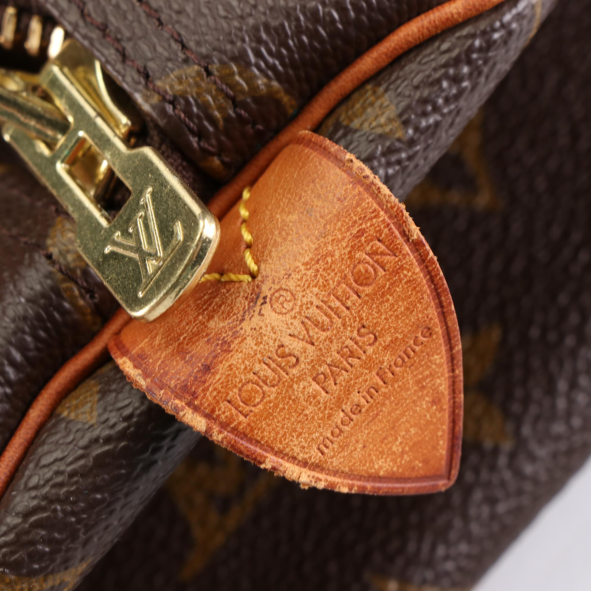 Louis Vuitton Keepall 55 in Monogram Canvas and Vachetta Leather