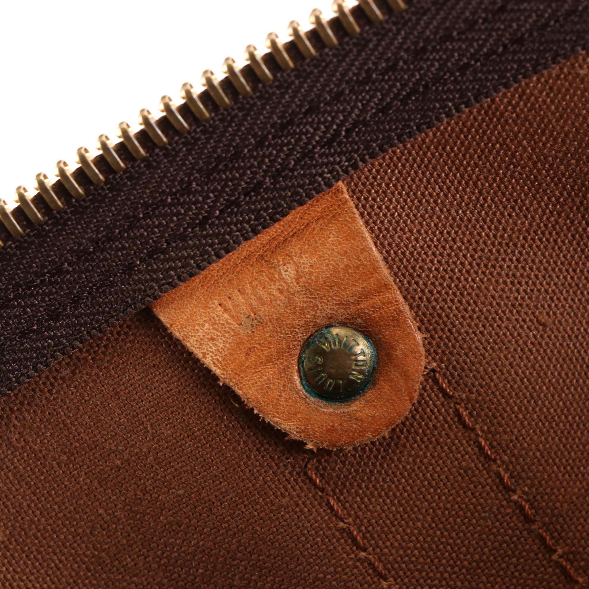 Louis Vuitton Keepall 55 in Monogram Canvas and Vachetta Leather