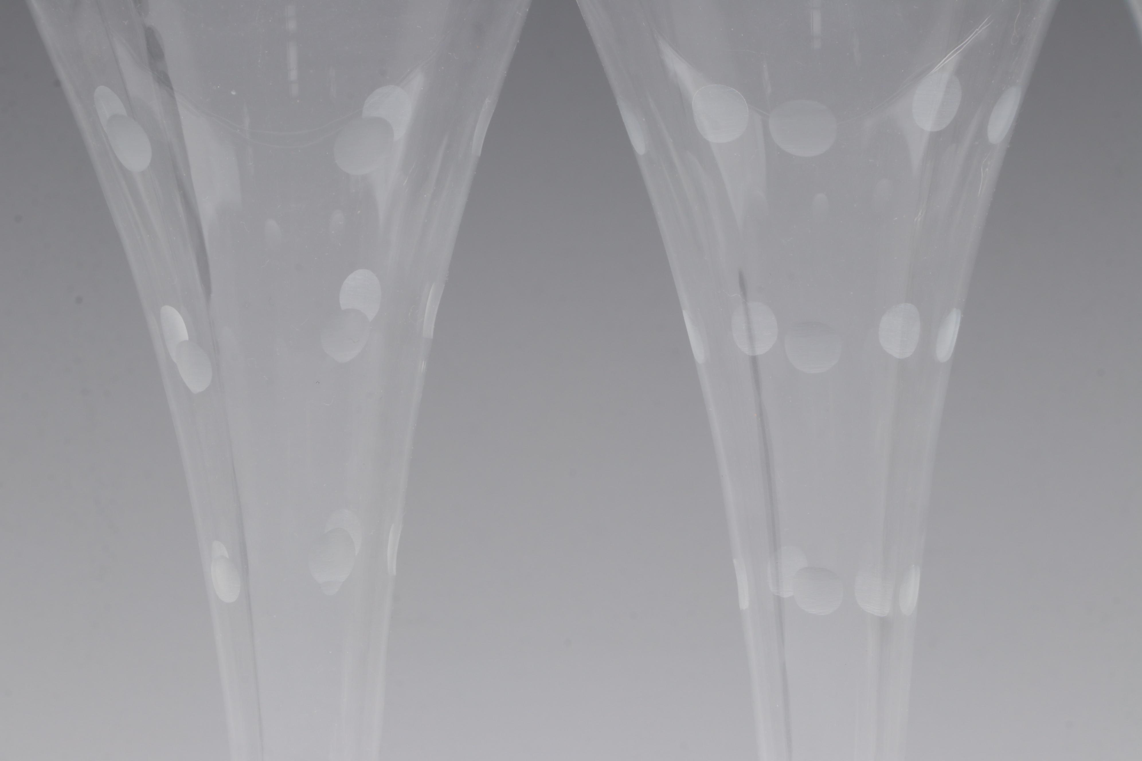 Disney Parks Mickey Mouse Etched Glass Stemware with More Glass Stemware