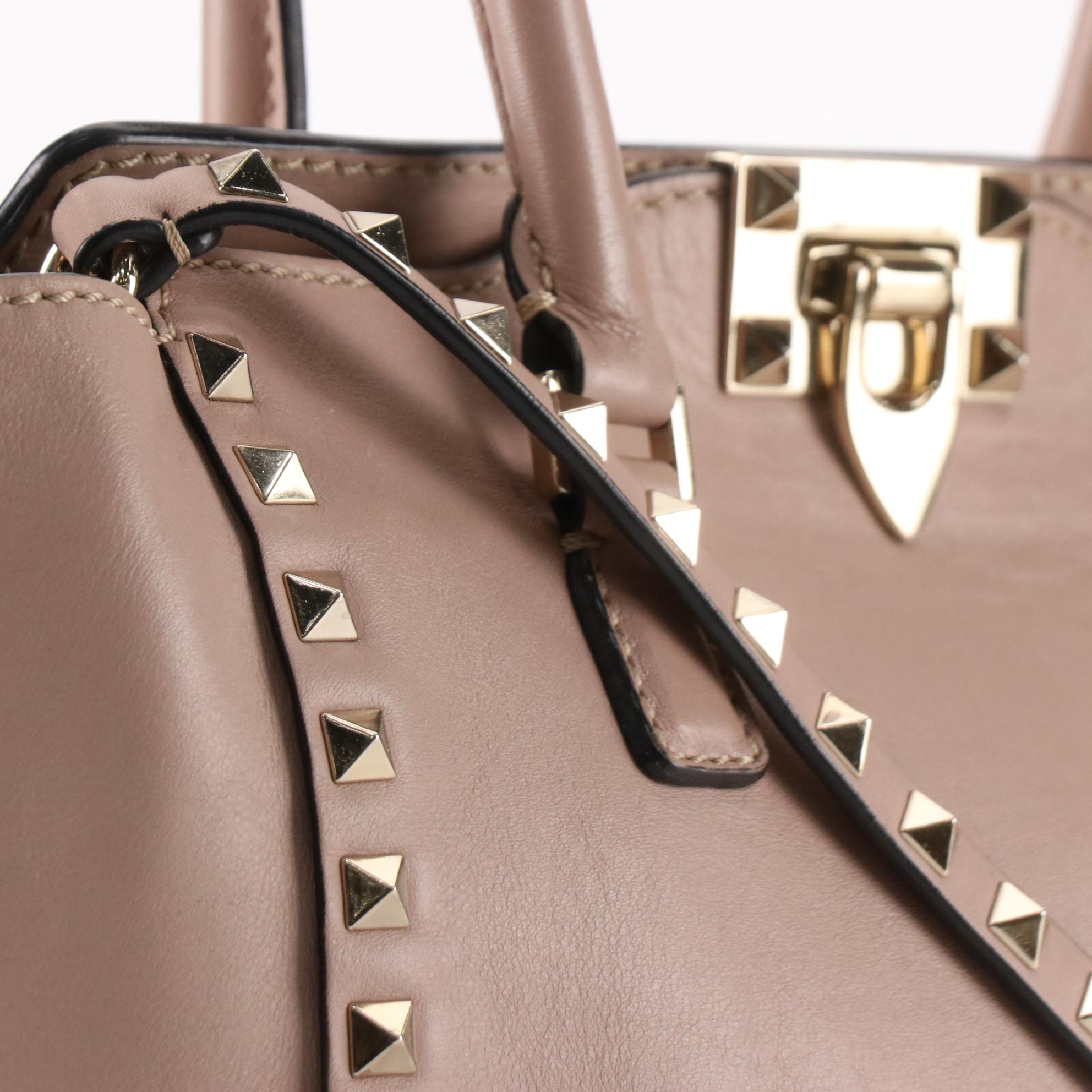 Valentino Rockstud Two-Way Tote in Leather