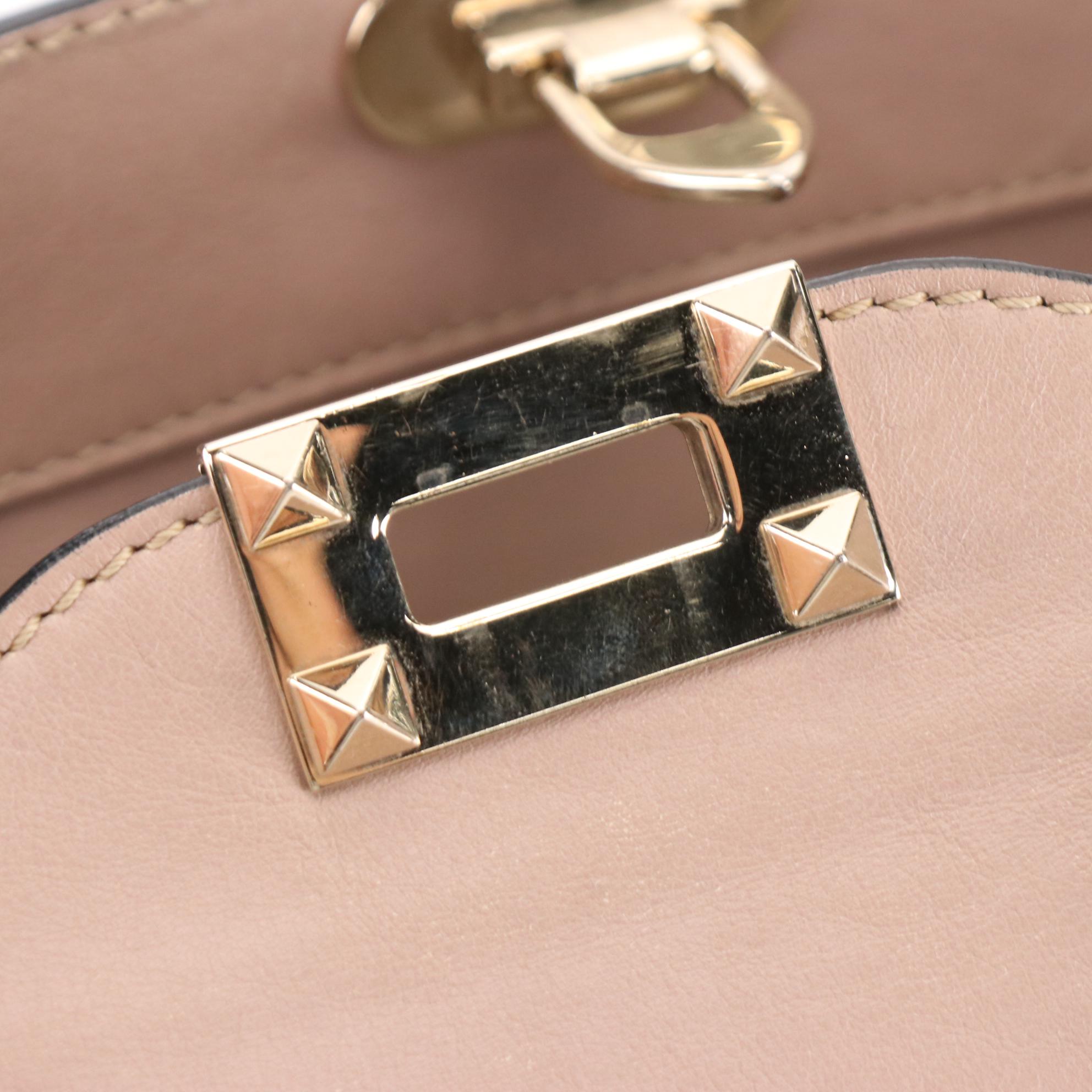 Valentino Rockstud Two-Way Tote in Leather