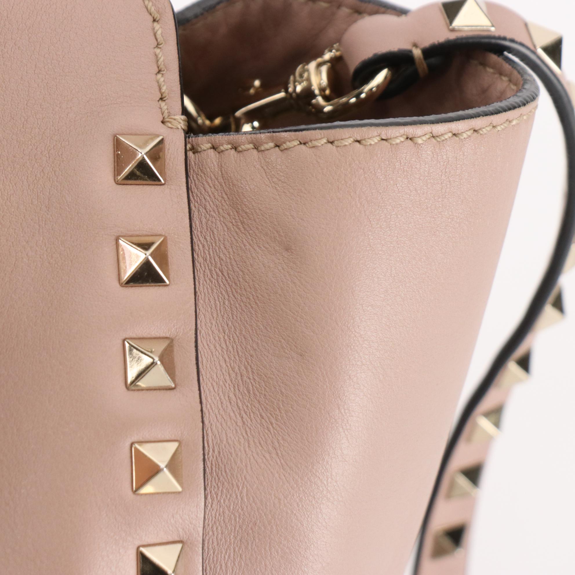Valentino Rockstud Two-Way Tote in Leather