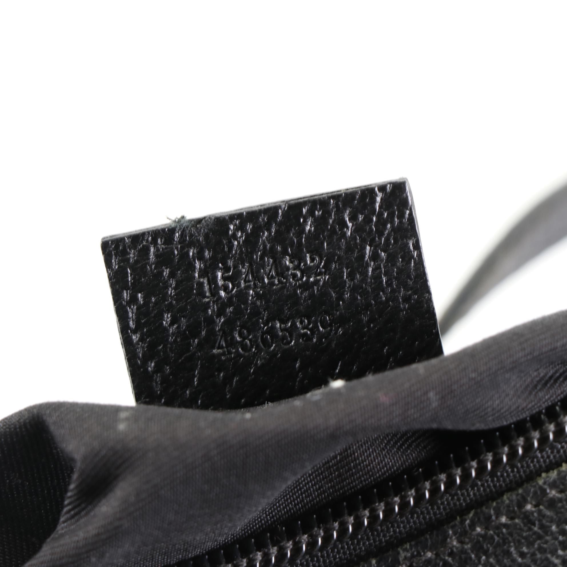 Gucci Icon GG Canvas and Cinghiale Leather Pochette Bag