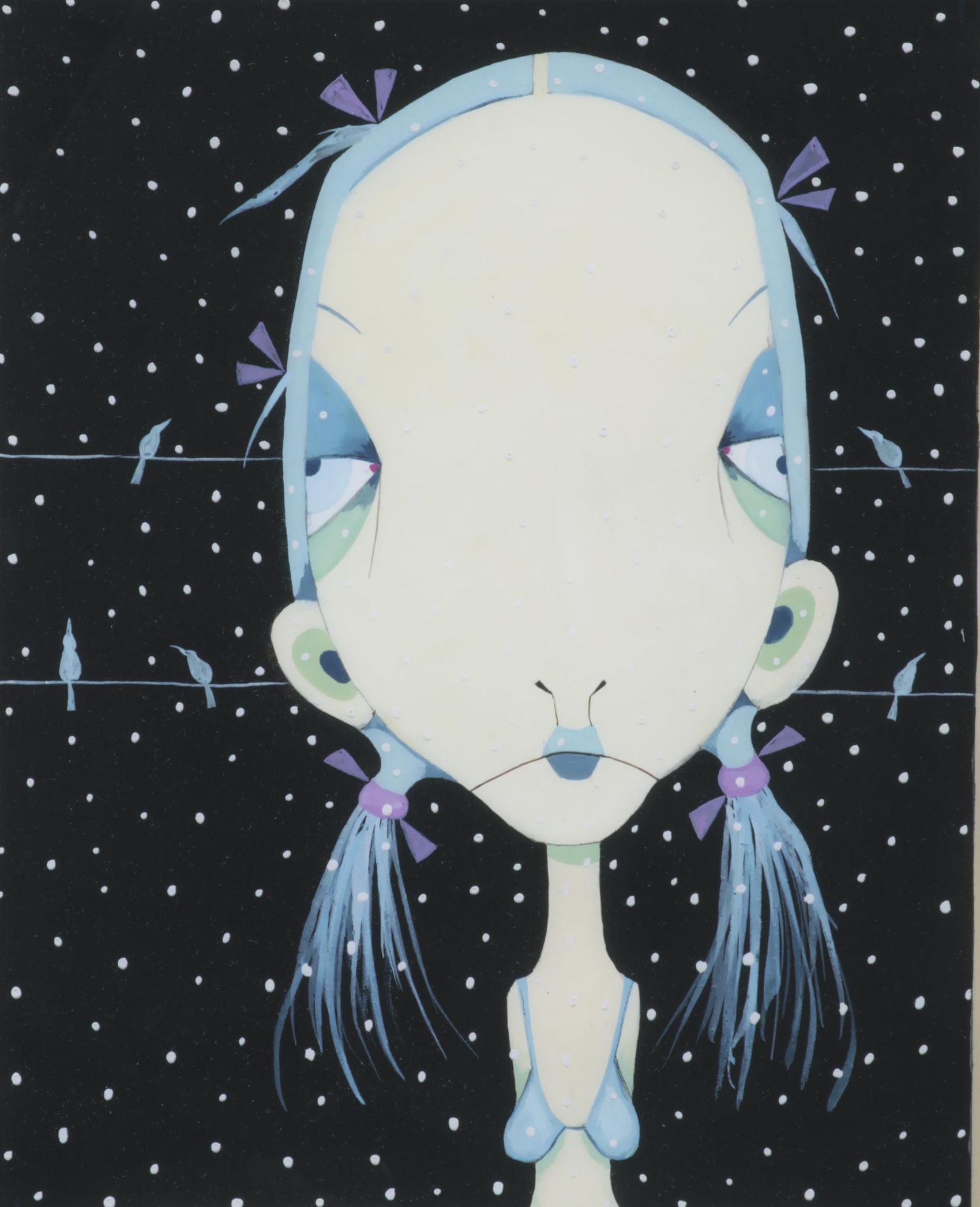 Paul Moschell Giclée "Snow on Susan's Sunday," 21st Century