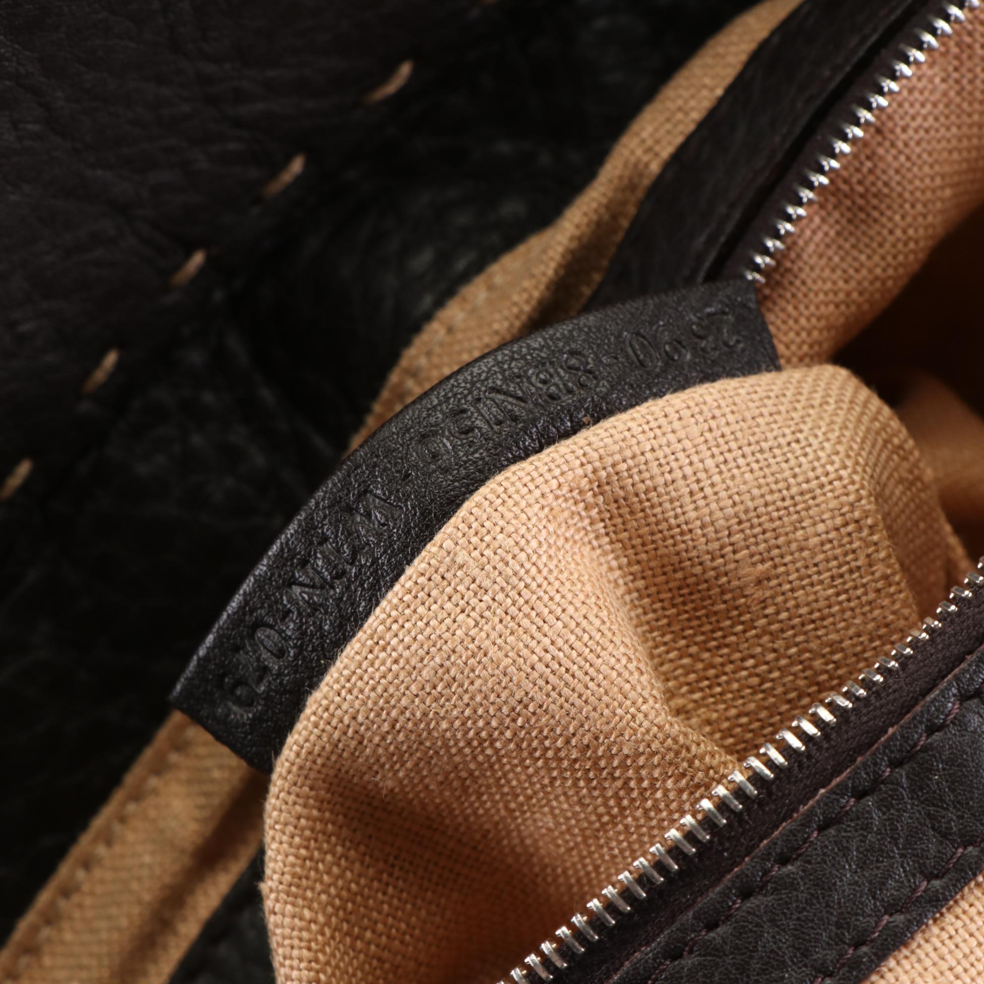 Fendi Buckle Print Coated Canvas and Leather Tote