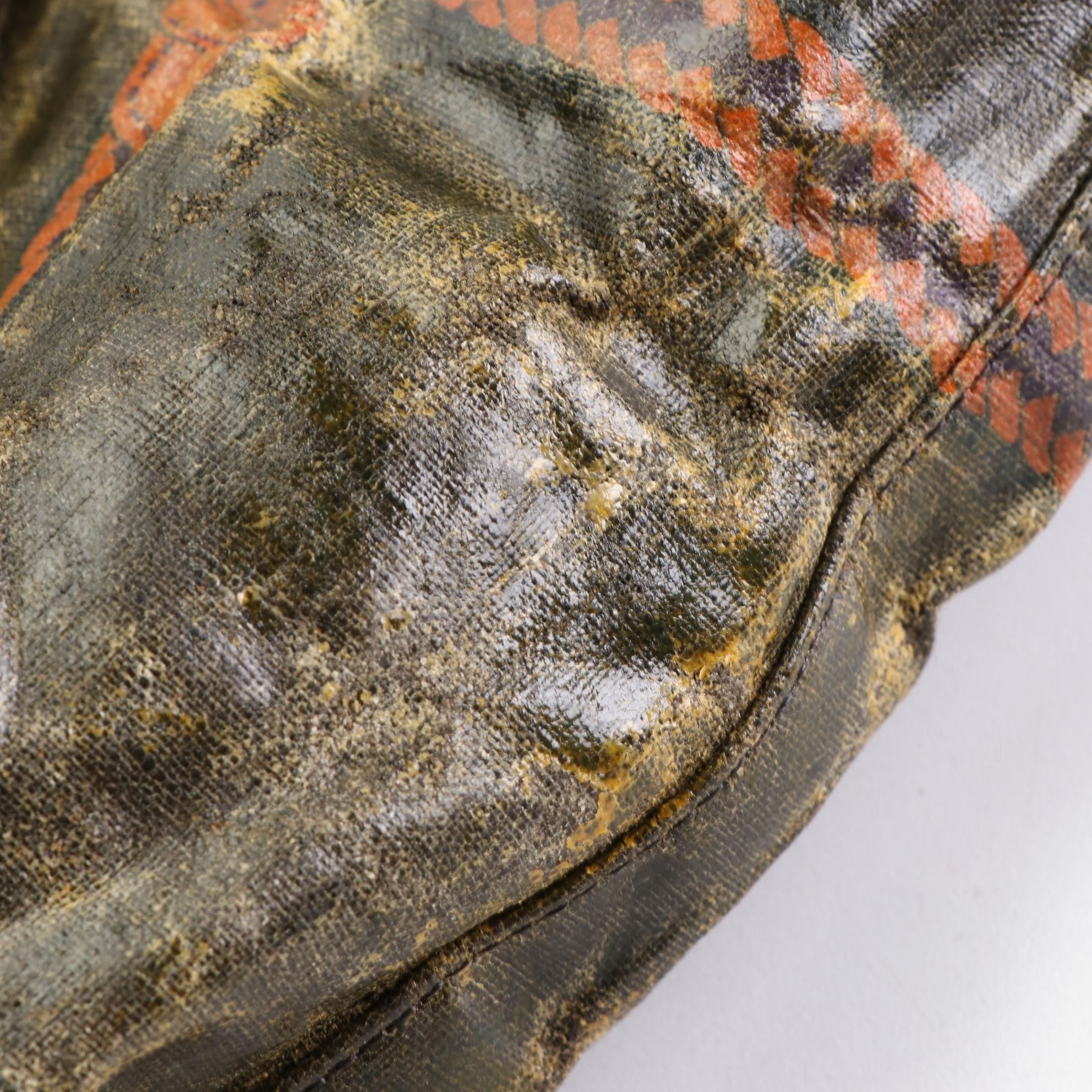 Fendi Buckle Print Coated Canvas and Leather Tote