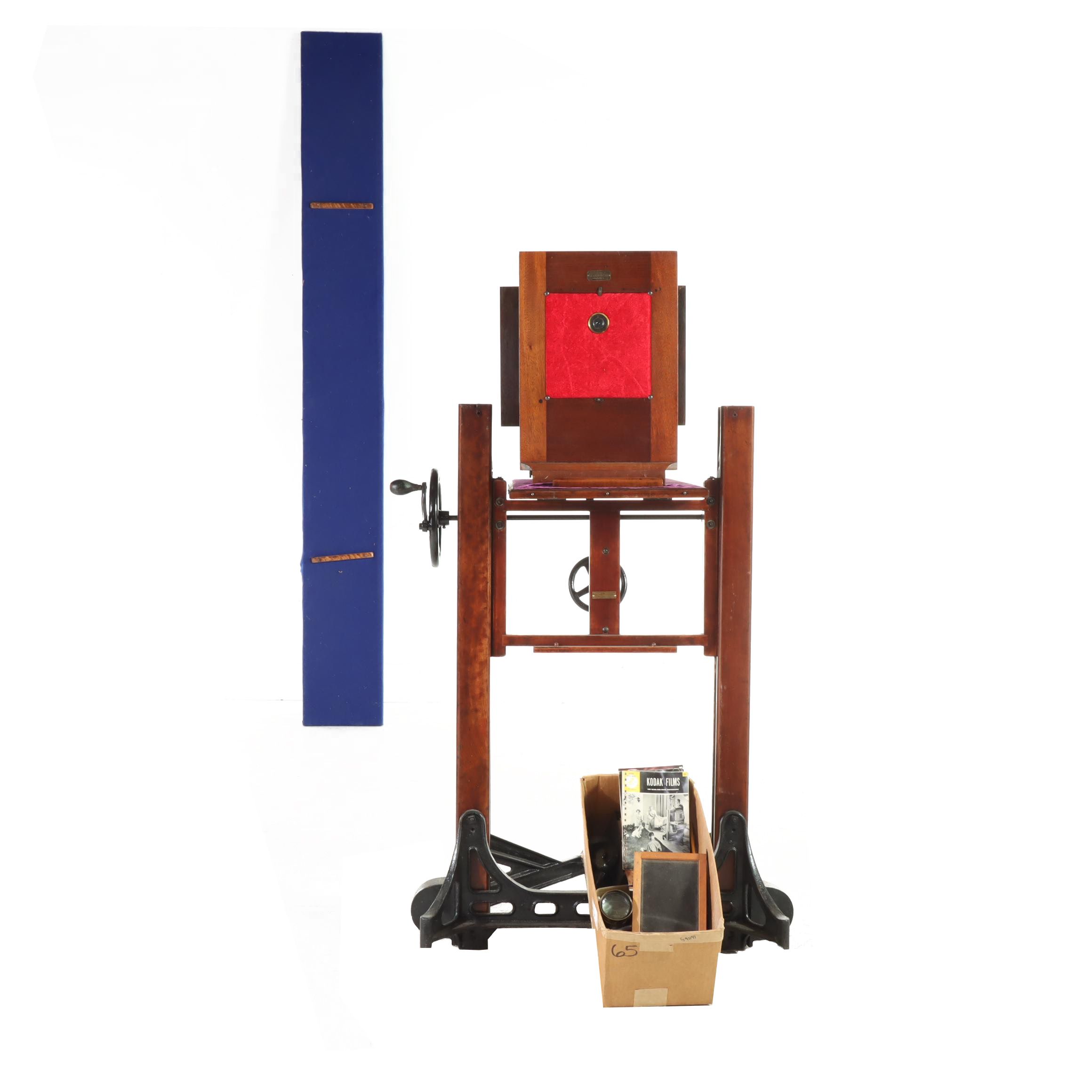 Agfa Ansco Company Studio Camera on Stand, Early 20th Century