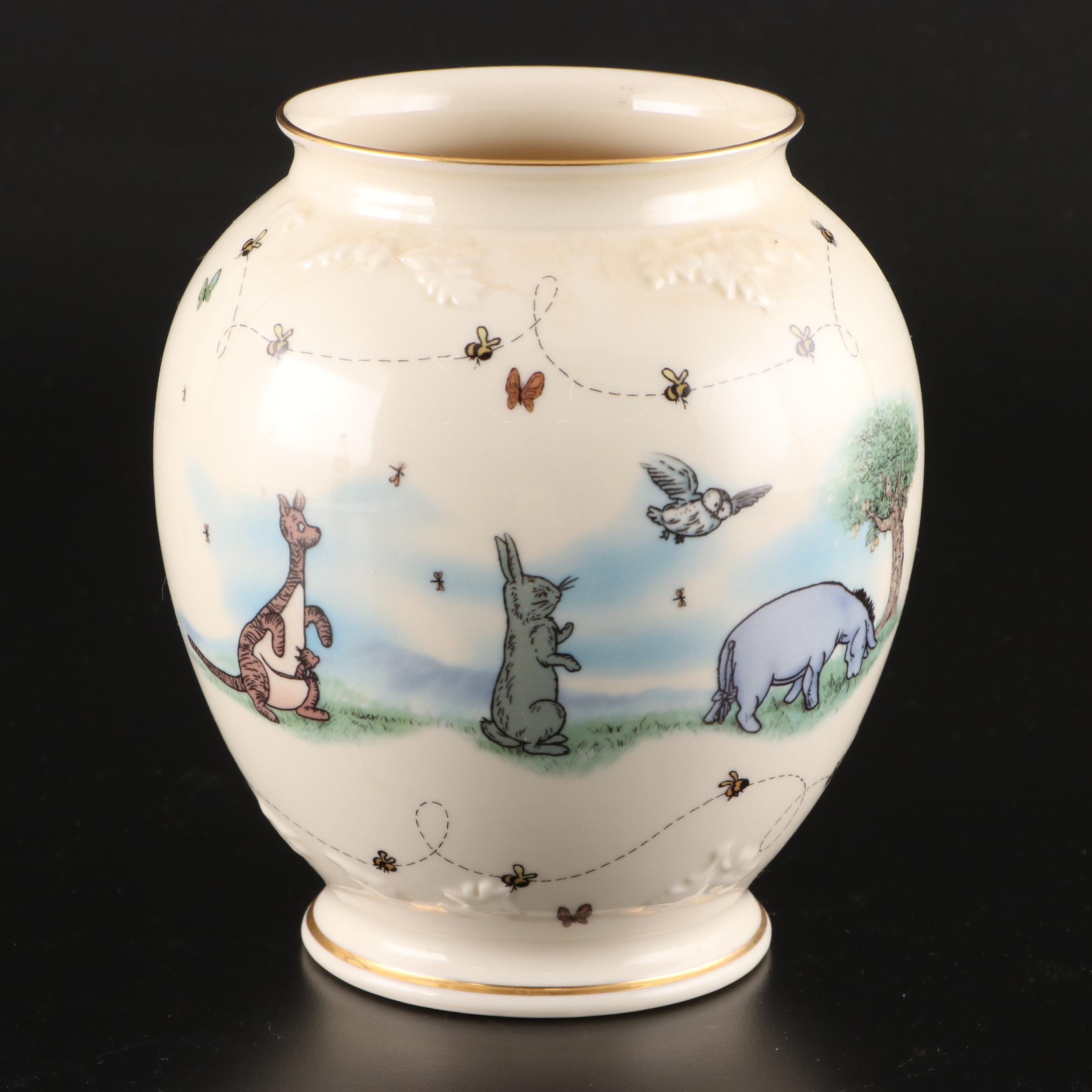 Lenox "Honey Pot" Winnie-the-Pooh Bone China Vase