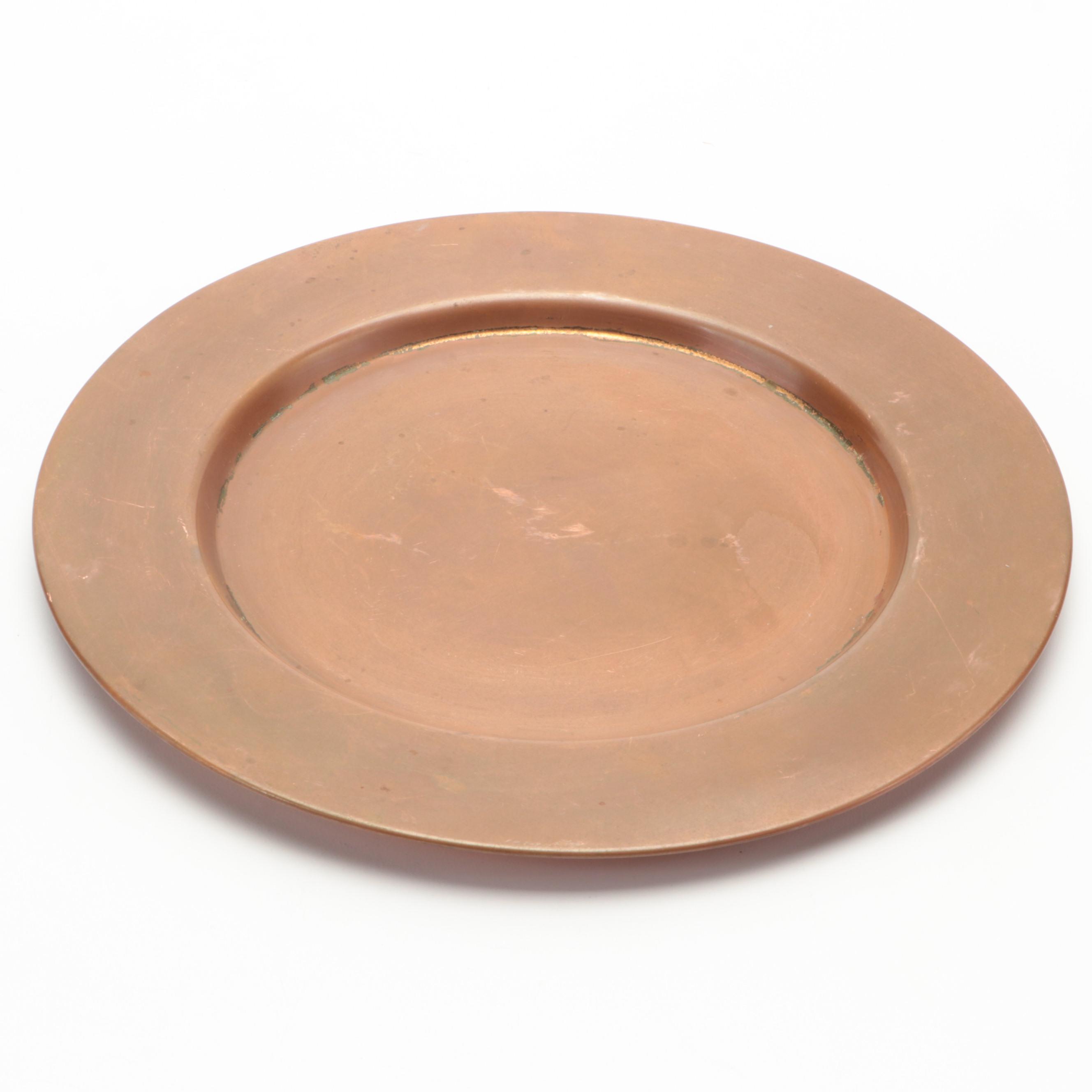 Copperware Covered Serving Dish
