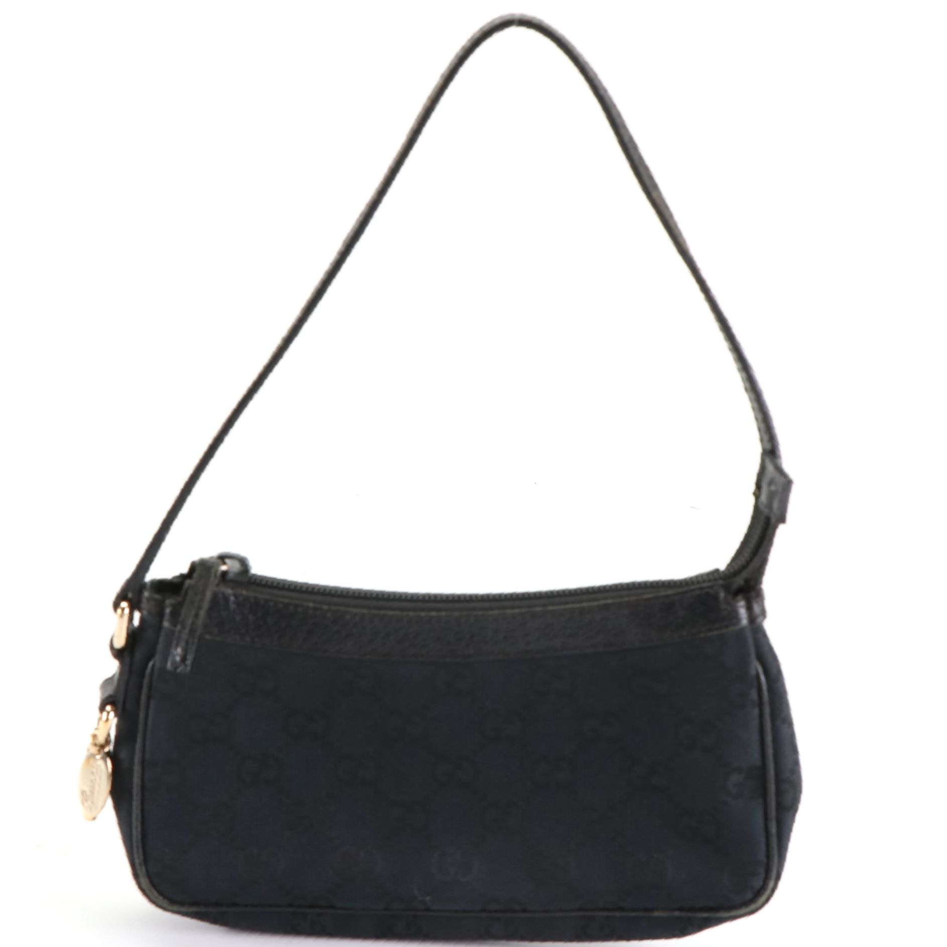 Gucci Icon GG Canvas and Cinghiale Leather Pochette Bag