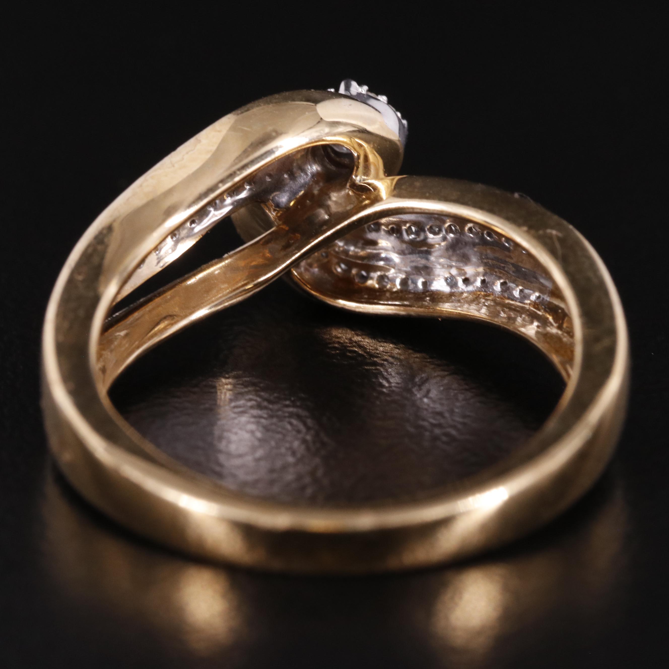 Sterling Diamond Ring