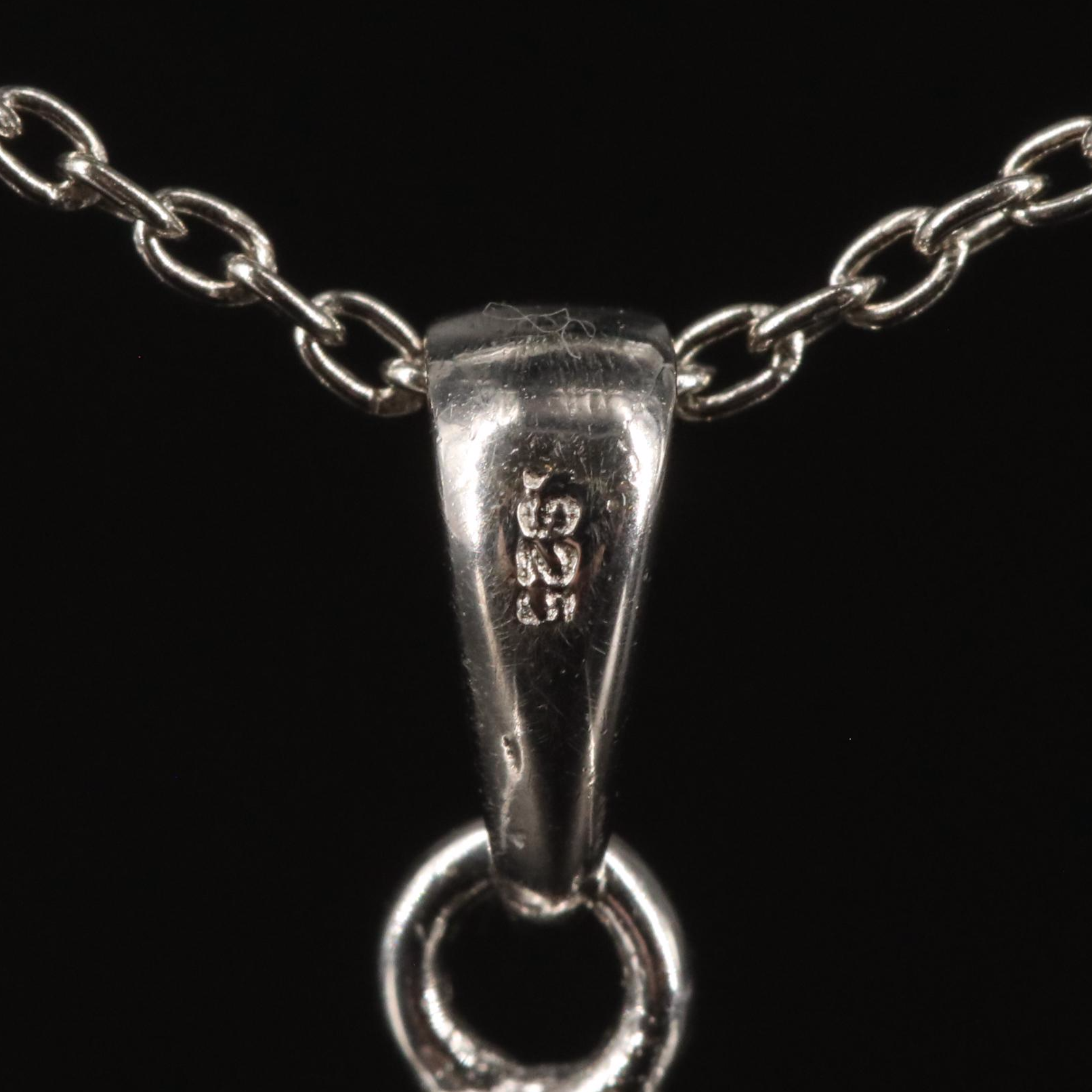 Sterling Garnet and Blue Topaz Pendant Necklace