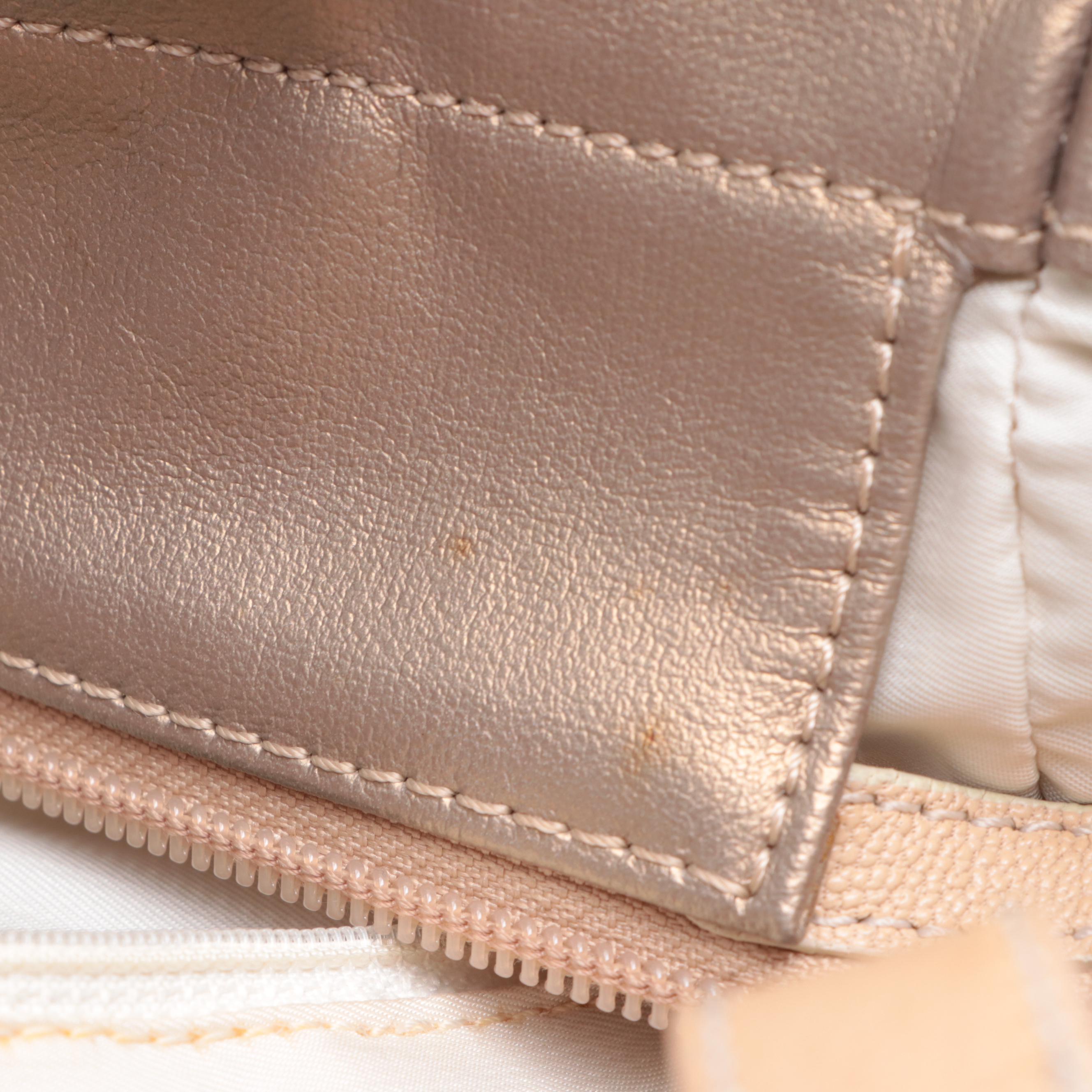 Chanel Paris Biarritz Tote Bag in Metallic Quilted Coated Canvas