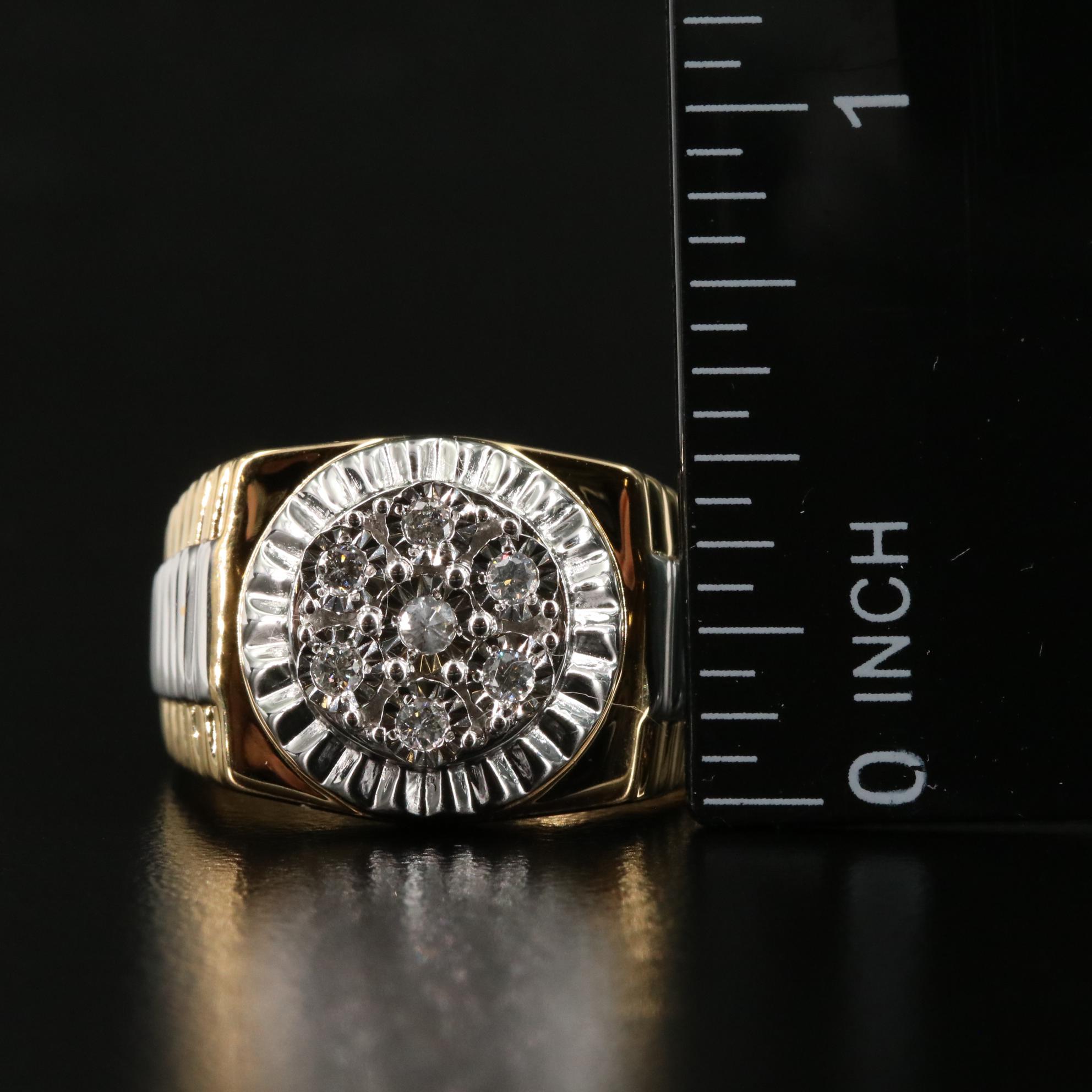 Sterling 0.21 CTW Diamond Ring