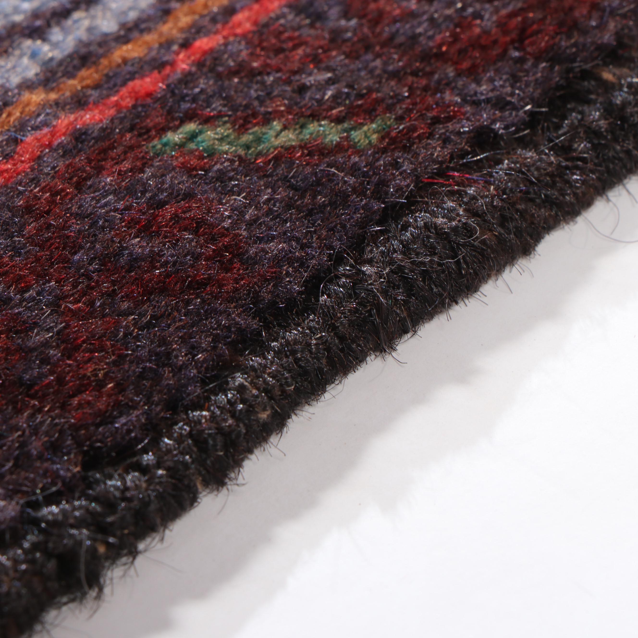 2'11 x 4'8 Hand-Knotted Afghan Baluch Accent Rug