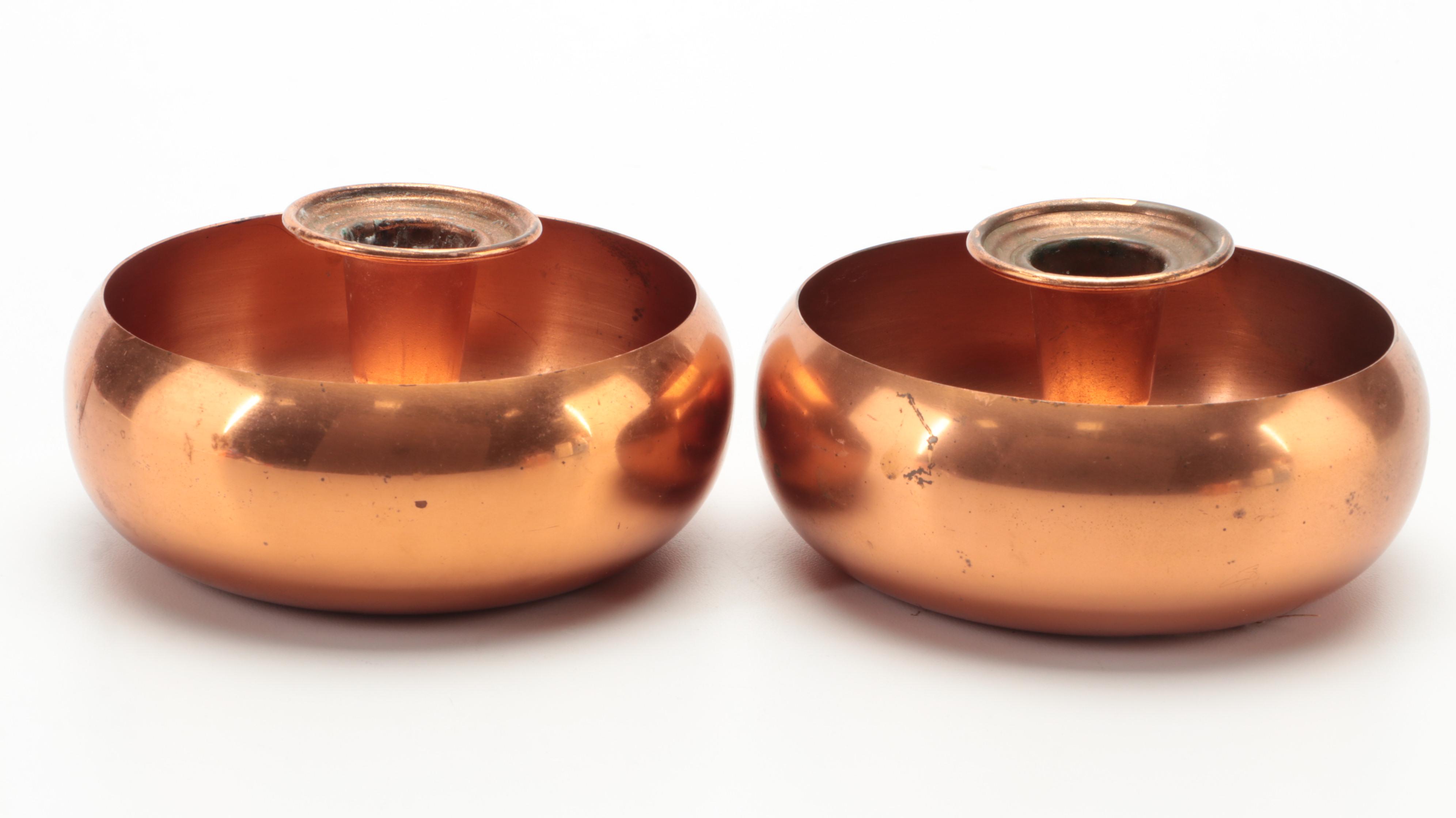 Teleflora "Le Saucier" Copper Sauce Pan with More Copper Containers