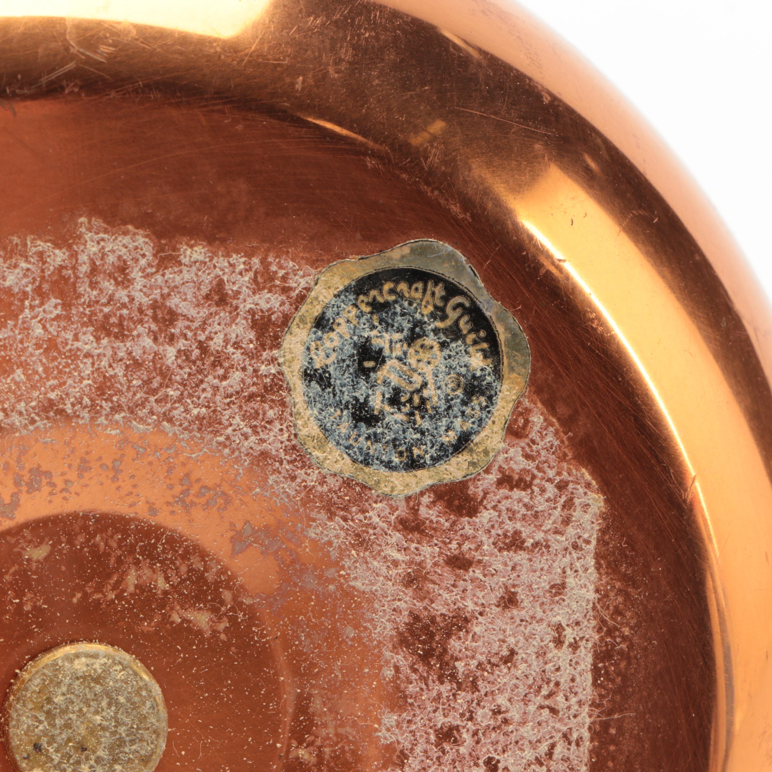 Teleflora "Le Saucier" Copper Sauce Pan with More Copper Containers