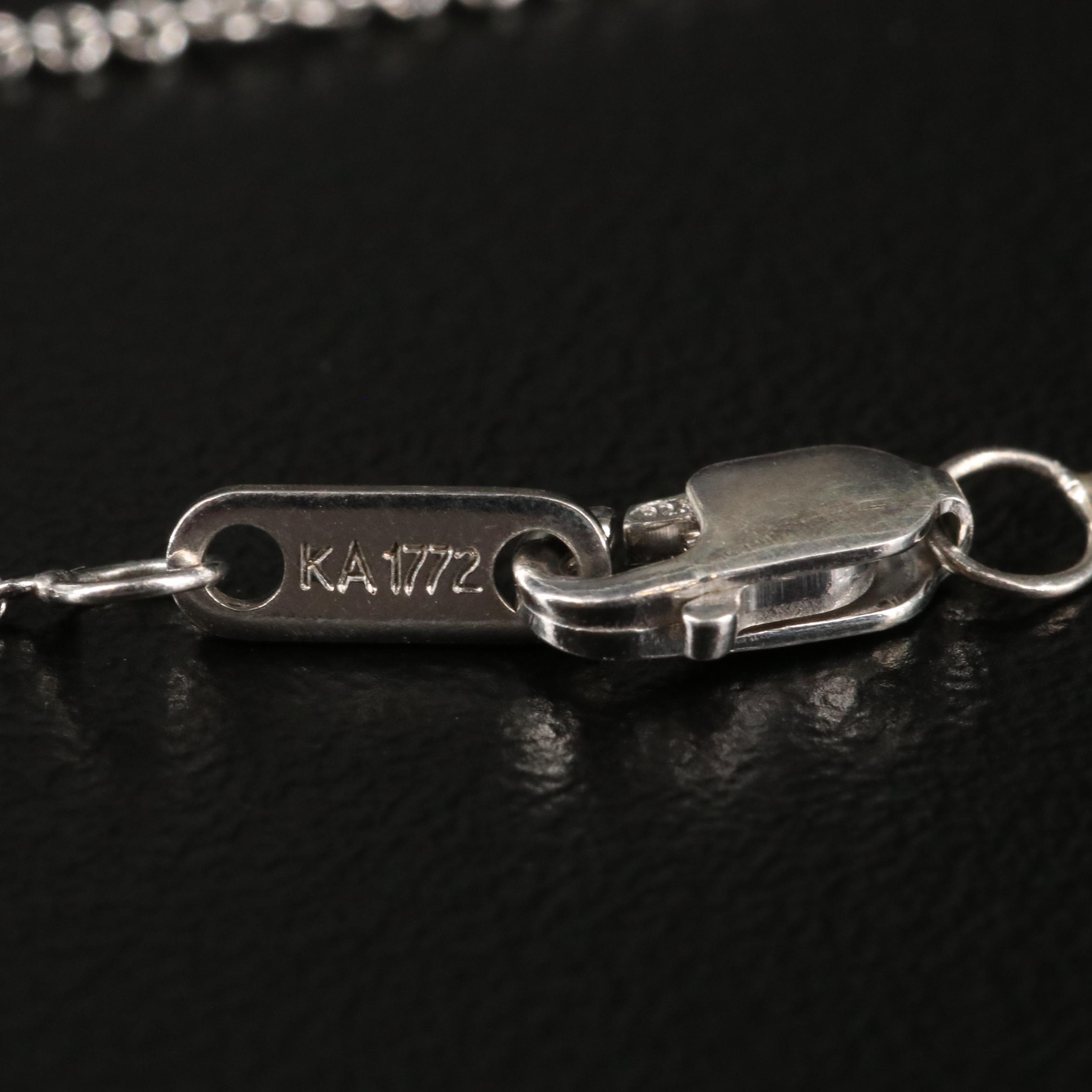 Sterling Sky Blue Topaz and White Sapphire Cluster Pendant Necklace