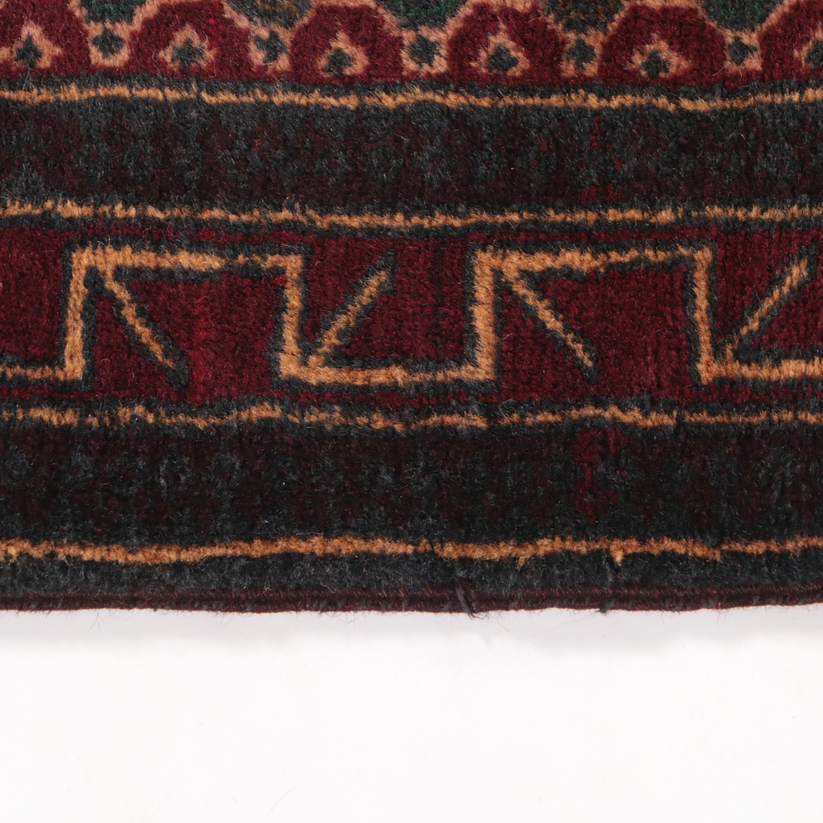 2'11 x 4'5 Hand-Knotted Afghan Baluch Prayer Rug