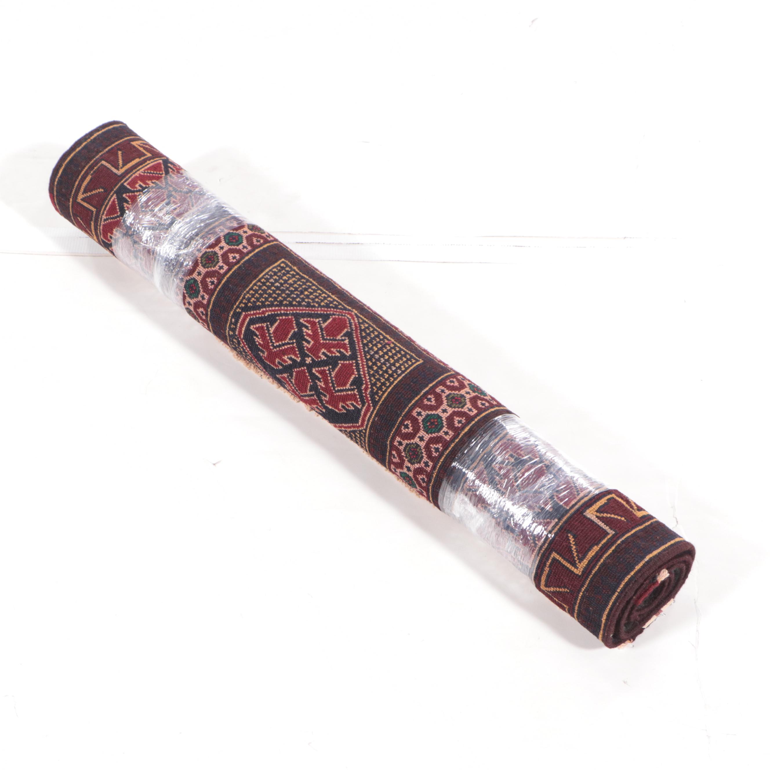 2'11 x 4'5 Hand-Knotted Afghan Baluch Prayer Rug