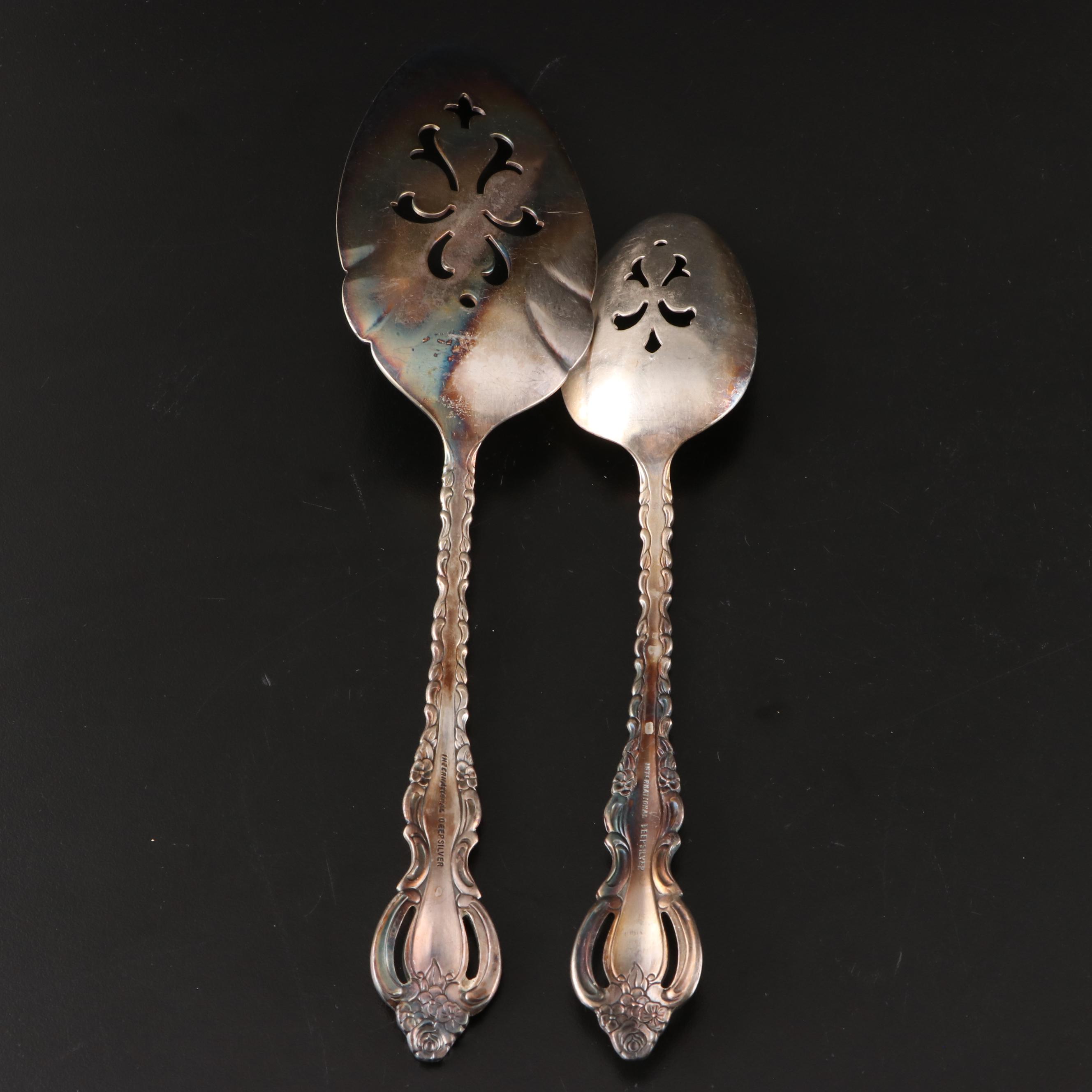 International Silver "Countess" Silver Plate Flatware and Utensils, 1969-1997