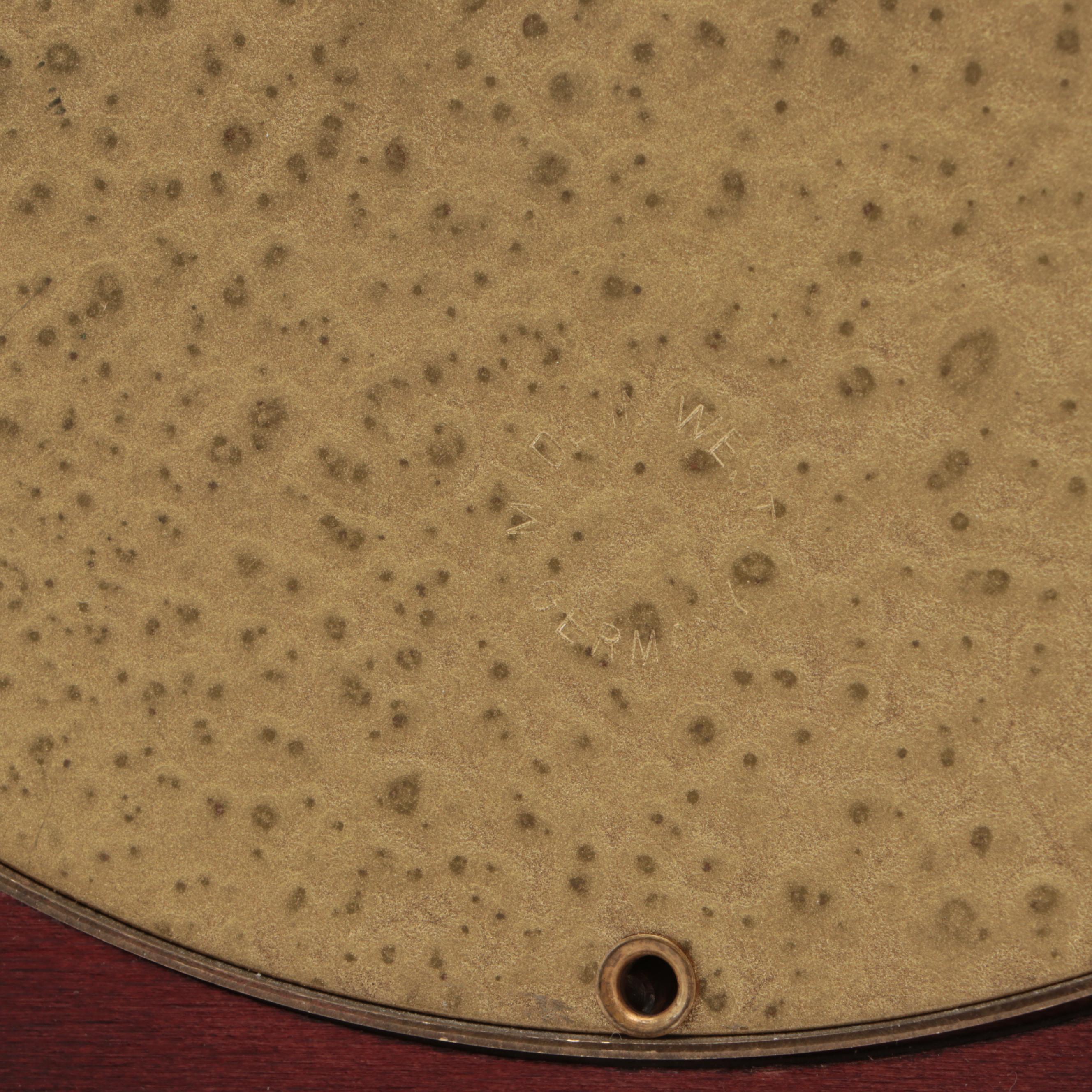 Schatz Brass Ship's Bell Ocean Quartz Clock