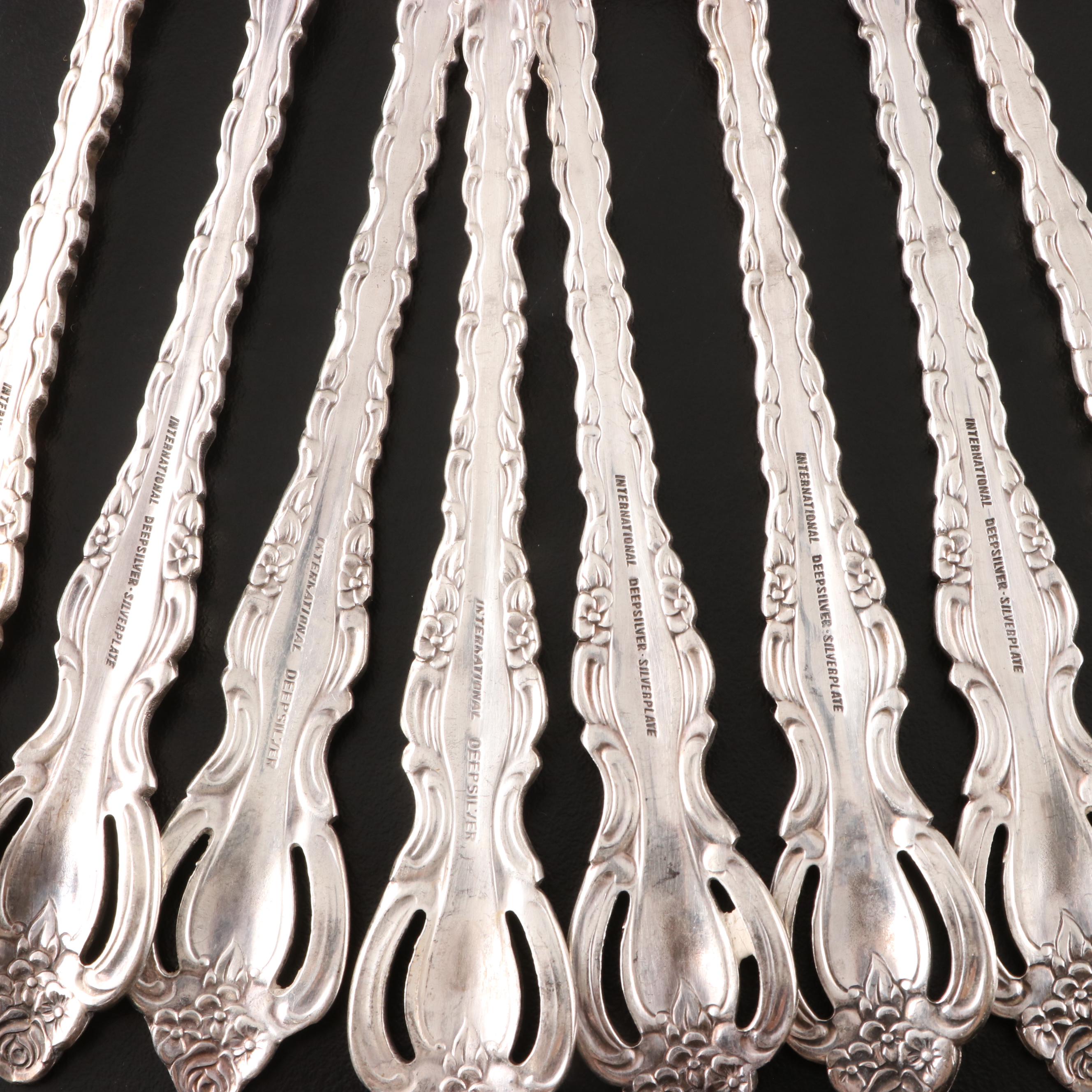 International Silver "Countess" Silver Plate Flatware and Utensils, 1969-1997