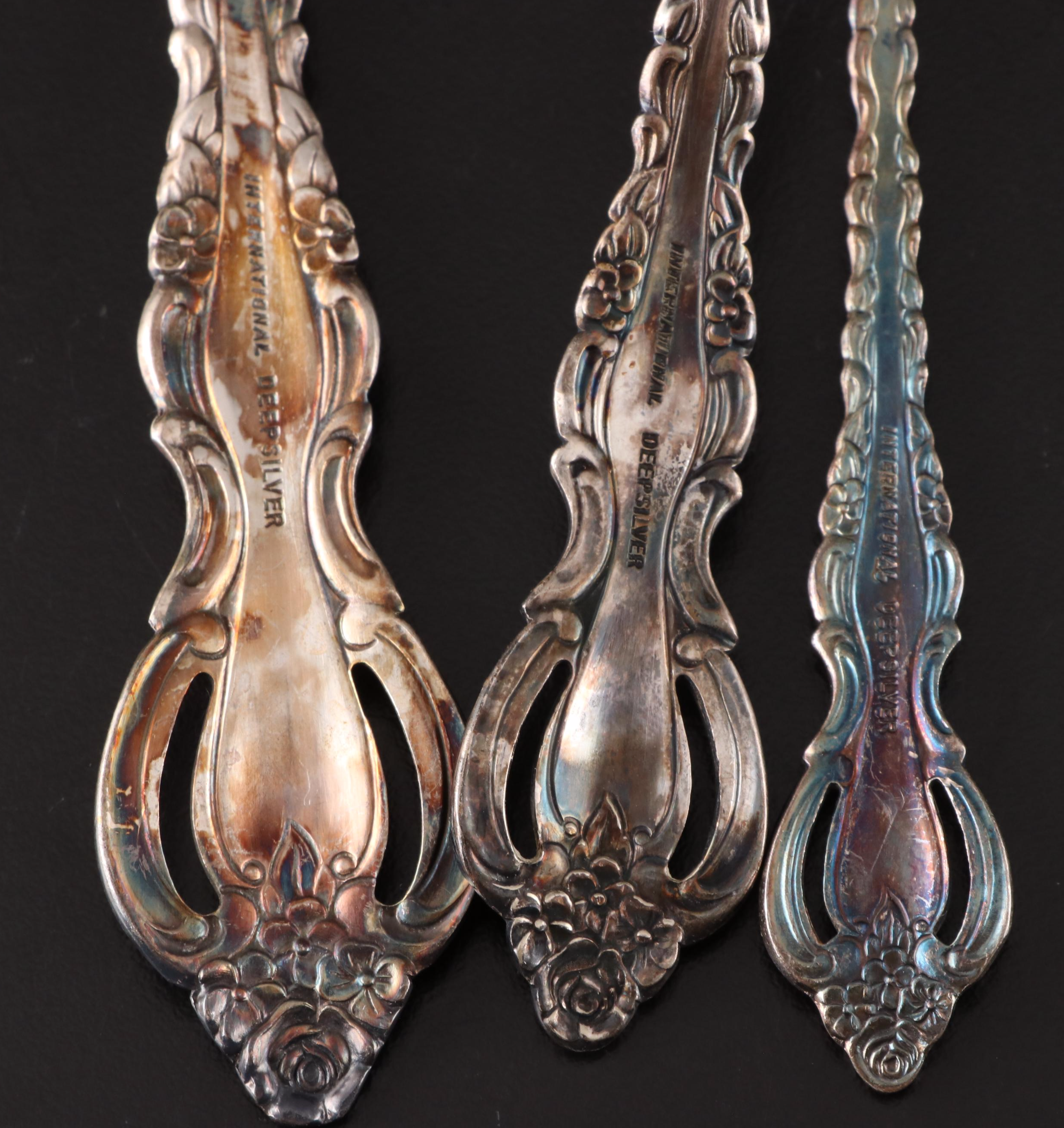 International Silver "Countess" Silver Plate Flatware and Utensils, 1969-1997