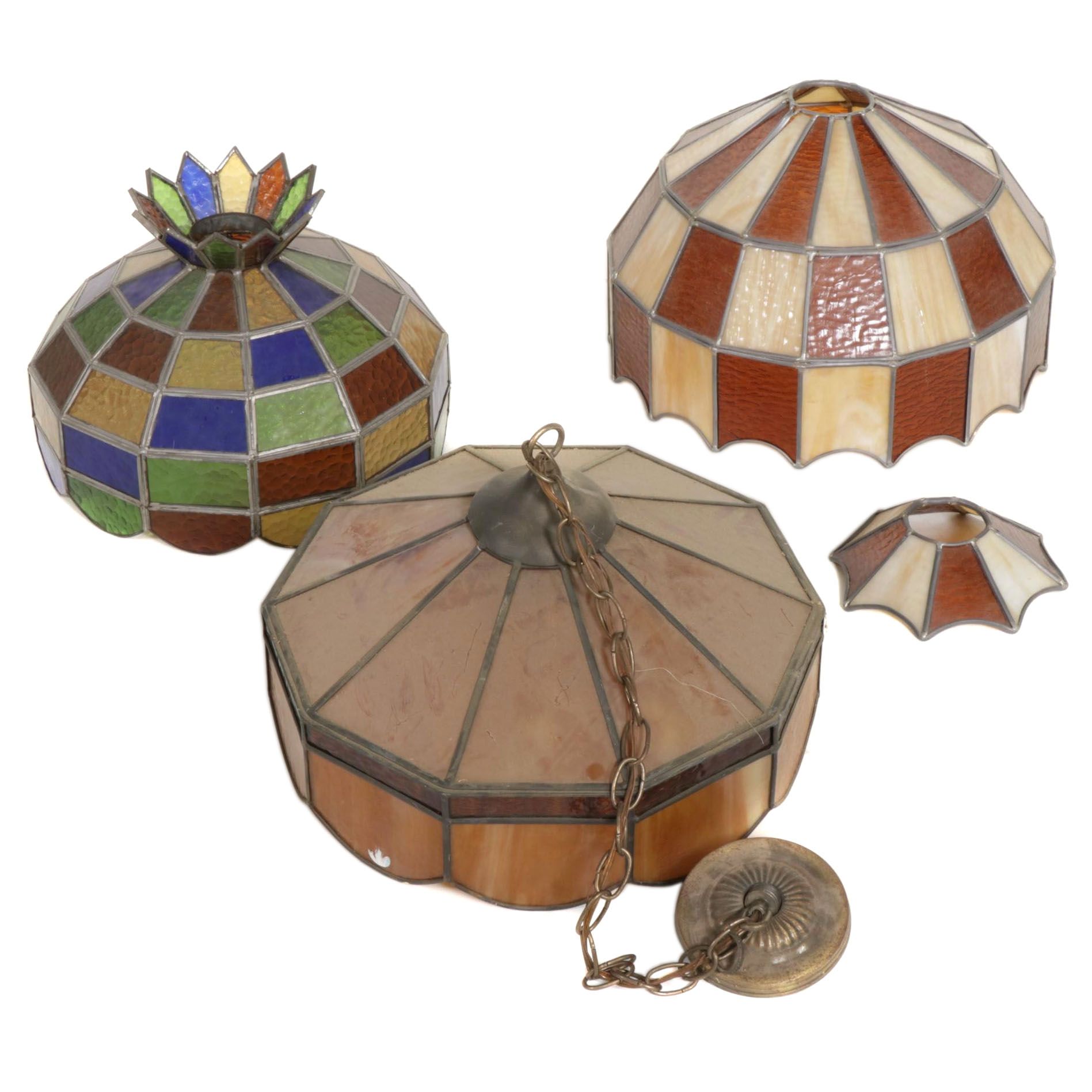 Slag Glass Lampshade Collection