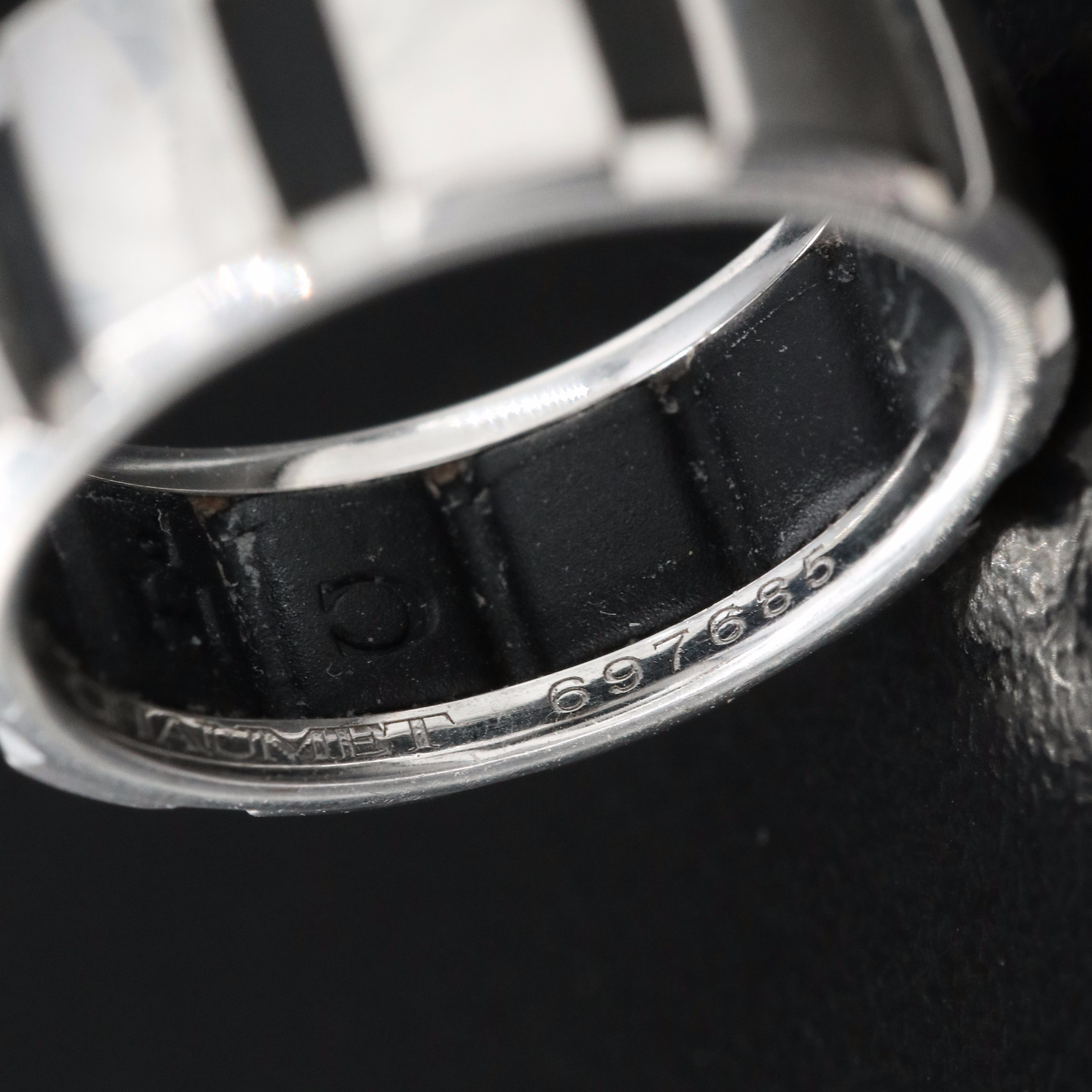 Chaumet "Class One" 18K and Rubber Ring