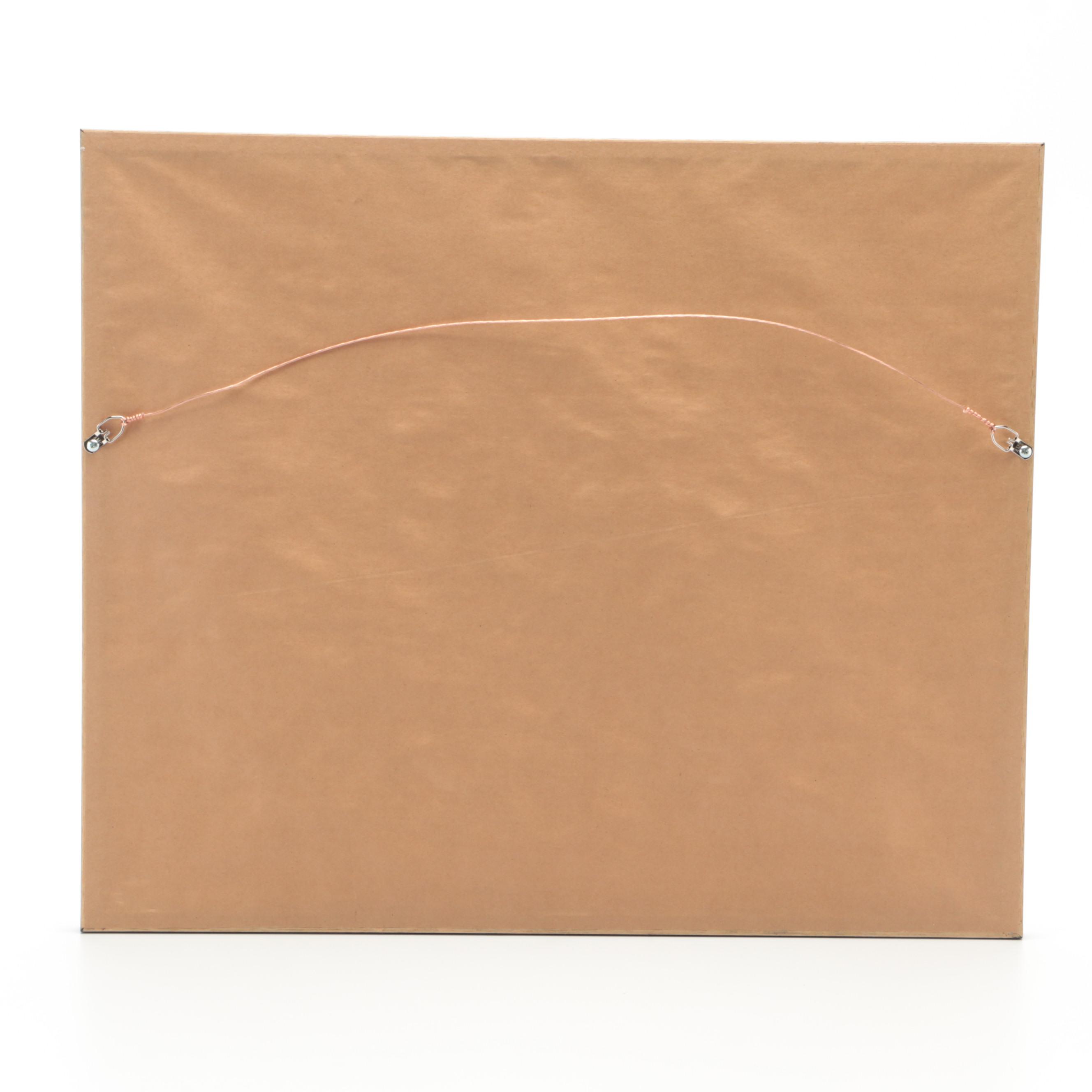 Nolan Ryan Signed Texas Rangers Giclée in Matted Frame