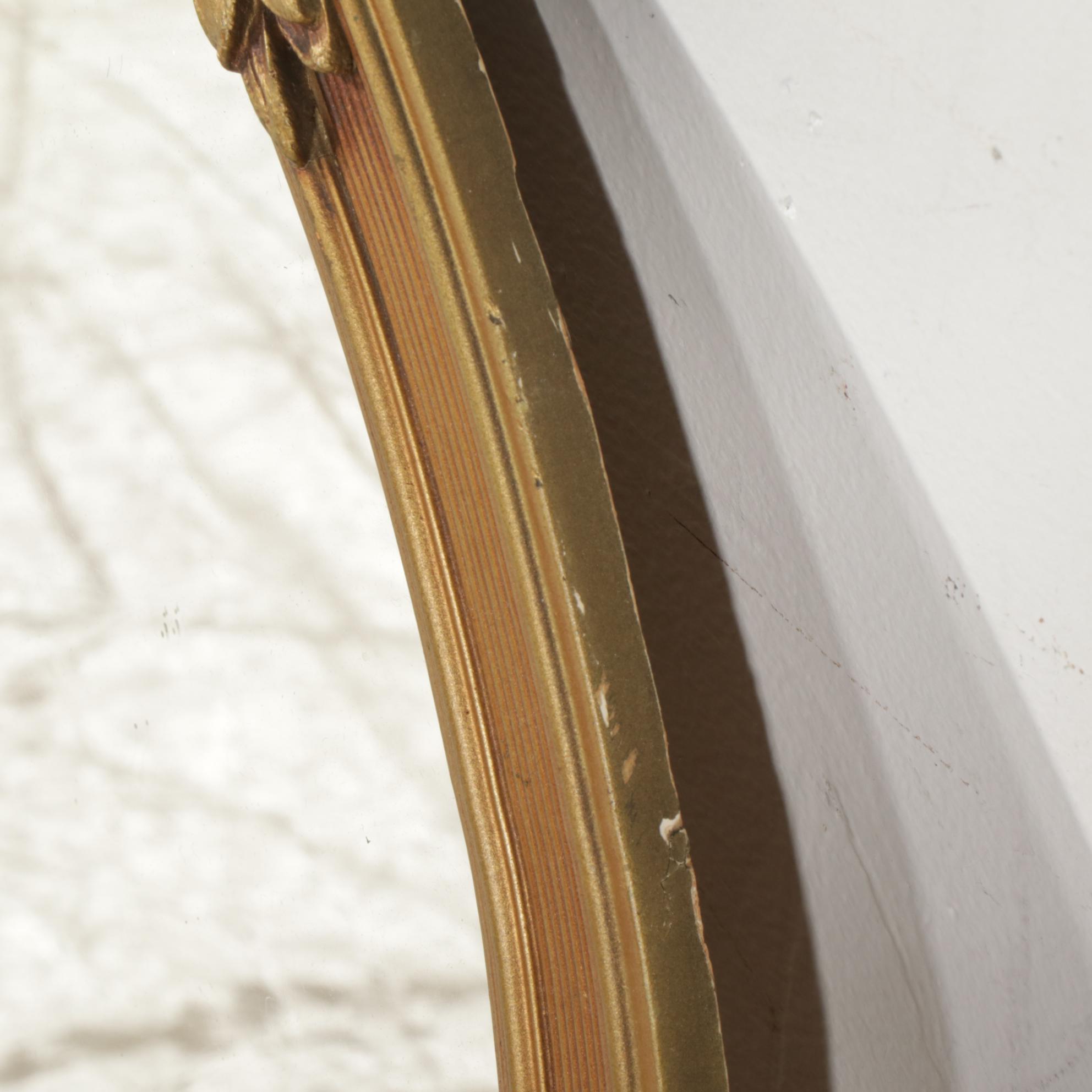 Gilt Composition Wall Mirror