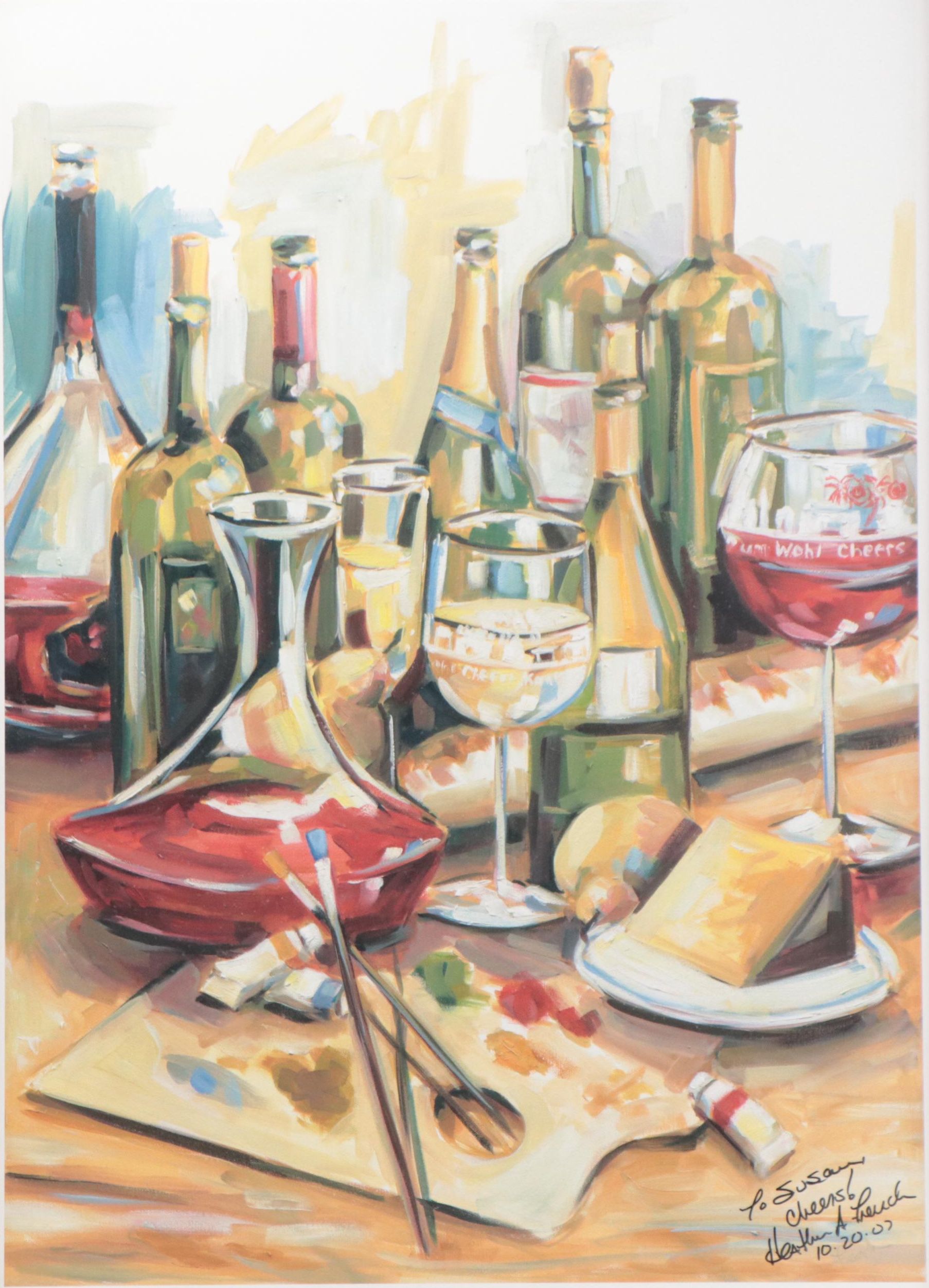 Heather French Offset Lithograph Poster for Epcot Food & Wine Festival, 2007