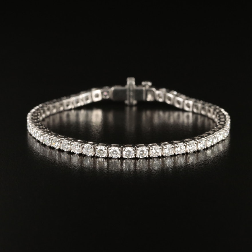 14K 6.00 CTW Lab Grown Diamond Line Bracelet