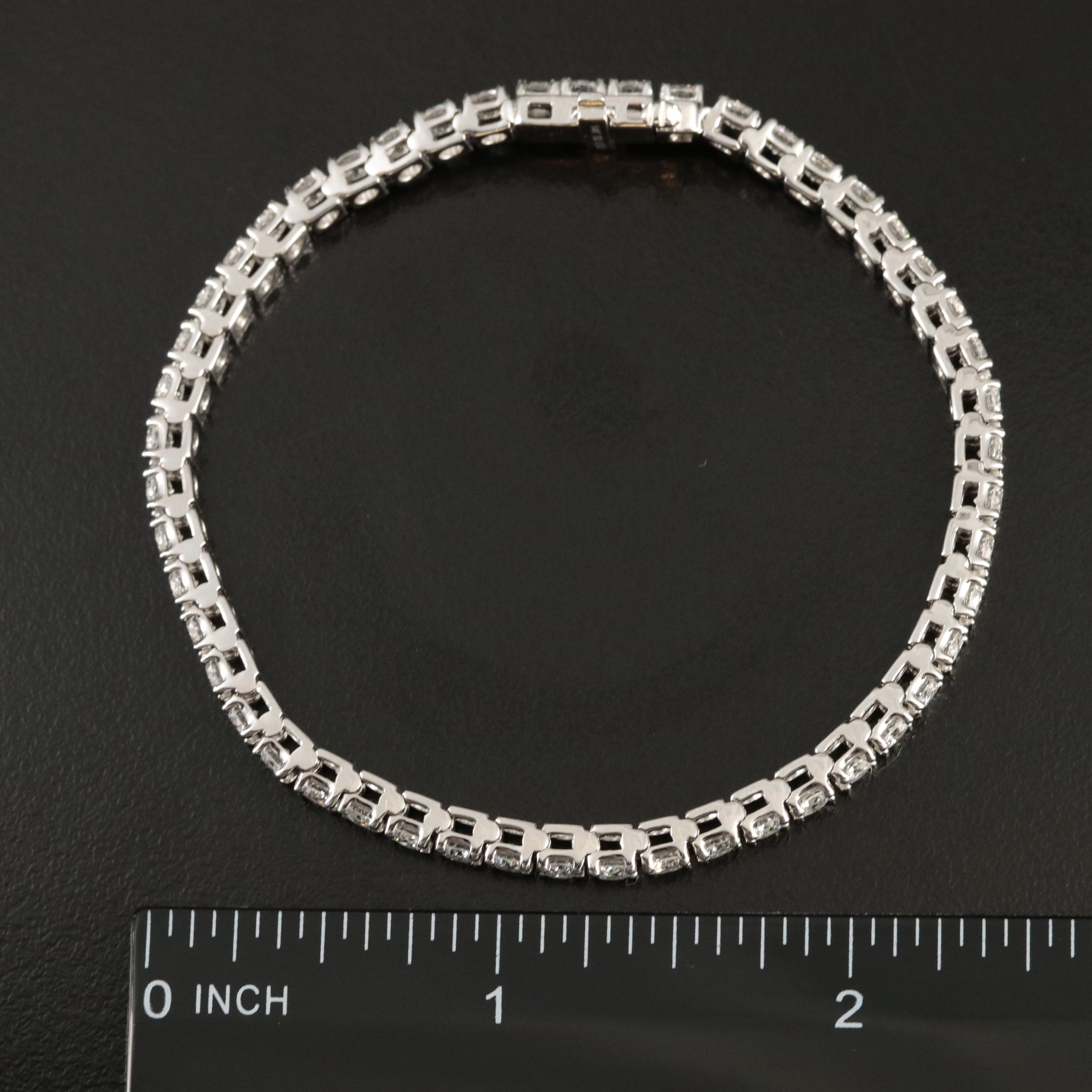 14K 6.00 CTW Lab Grown Diamond Line Bracelet