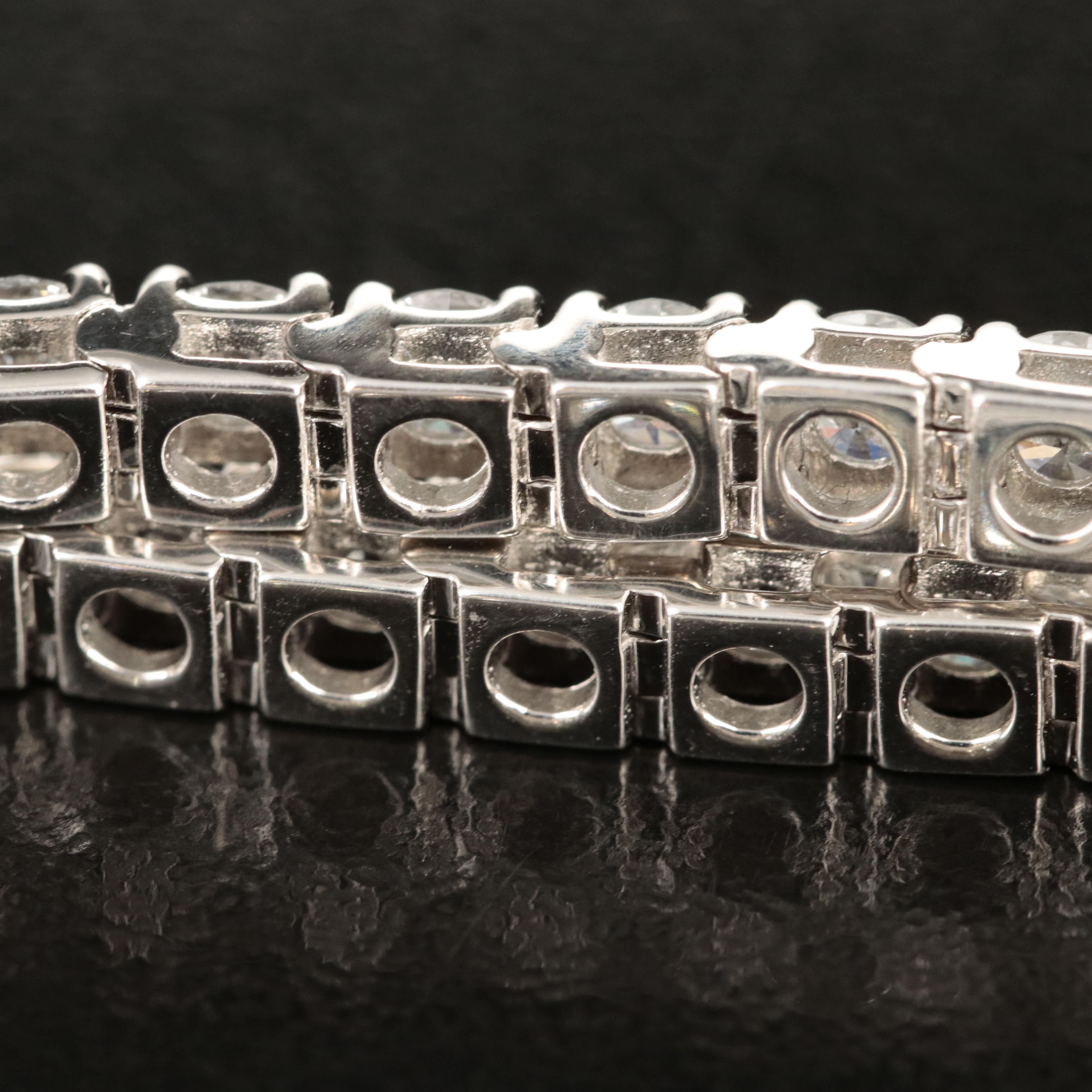 14K 6.00 CTW Lab Grown Diamond Line Bracelet