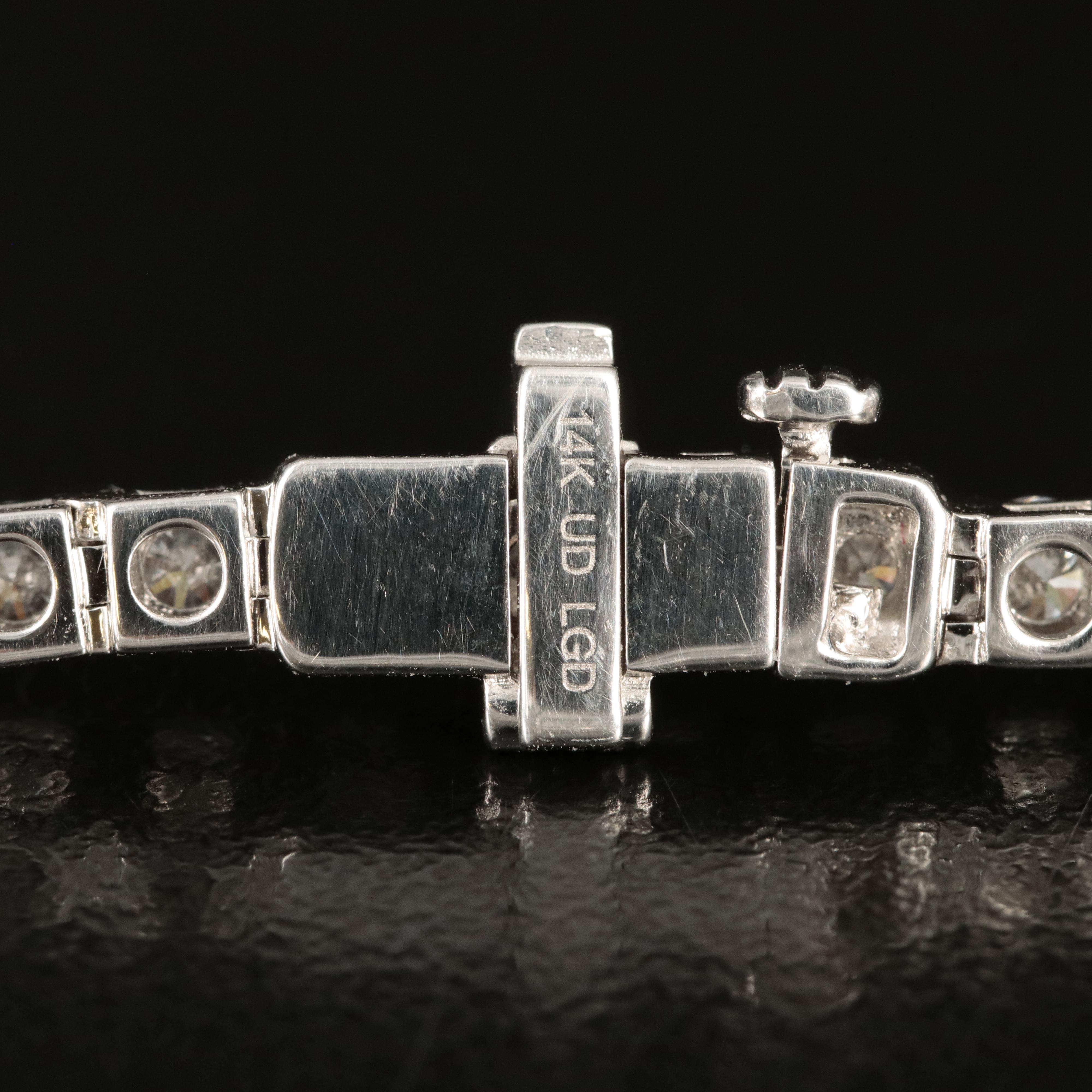 14K 6.00 CTW Lab Grown Diamond Line Bracelet