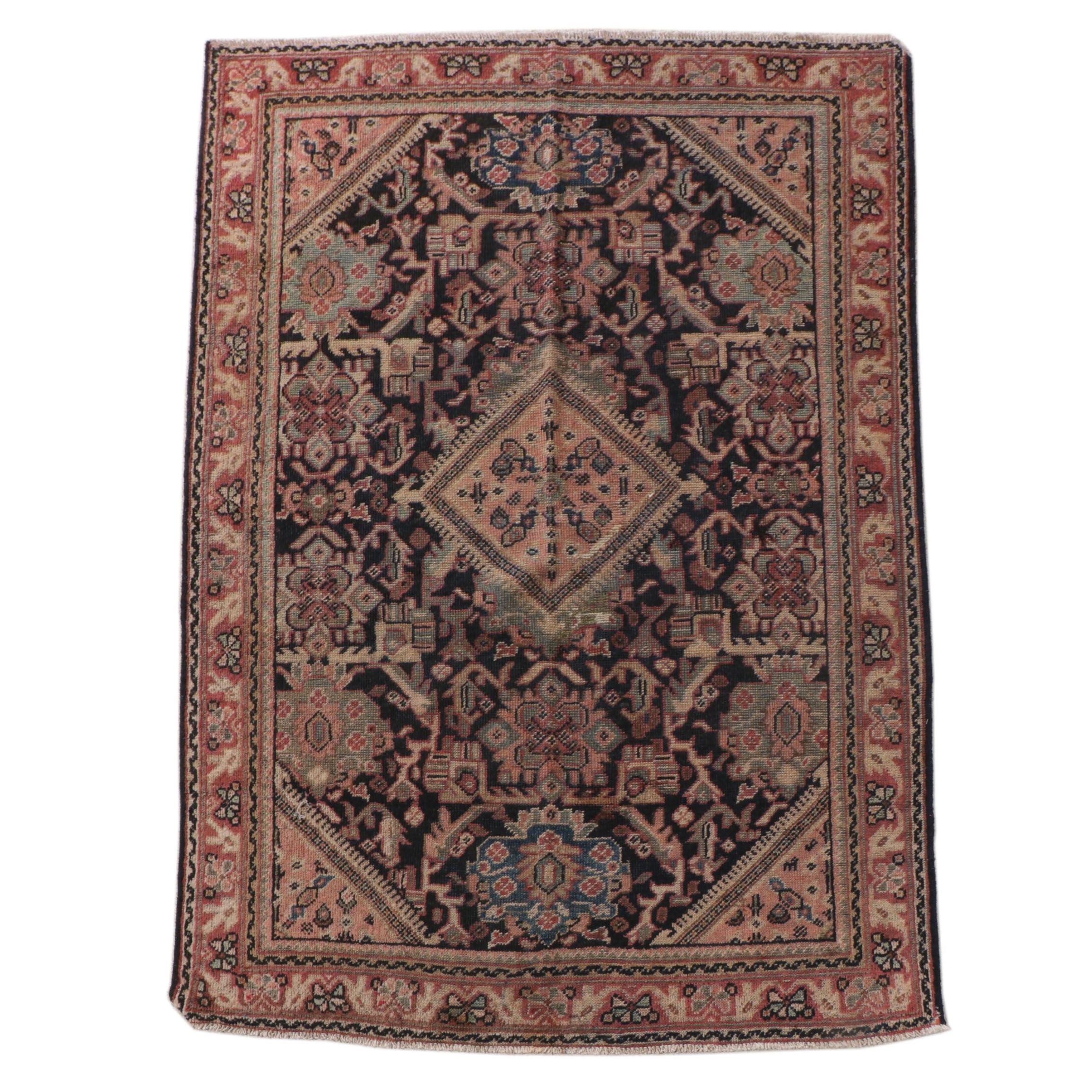4'5 x 6'11 Hand-Knotted Persian Bakhtiari Area Rug