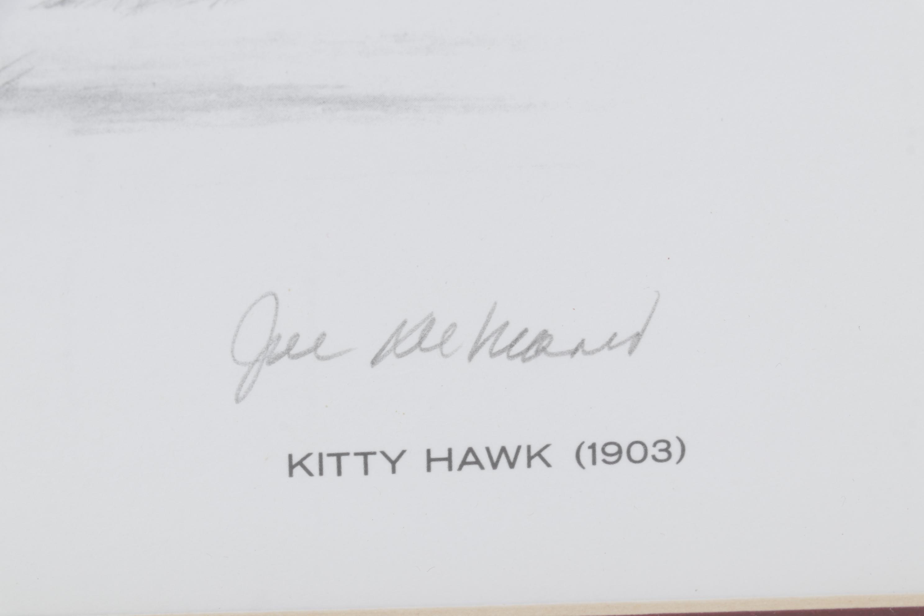 Michael Matarese and S. J. DeMarco Aviation Graphite Drawing and Halftone