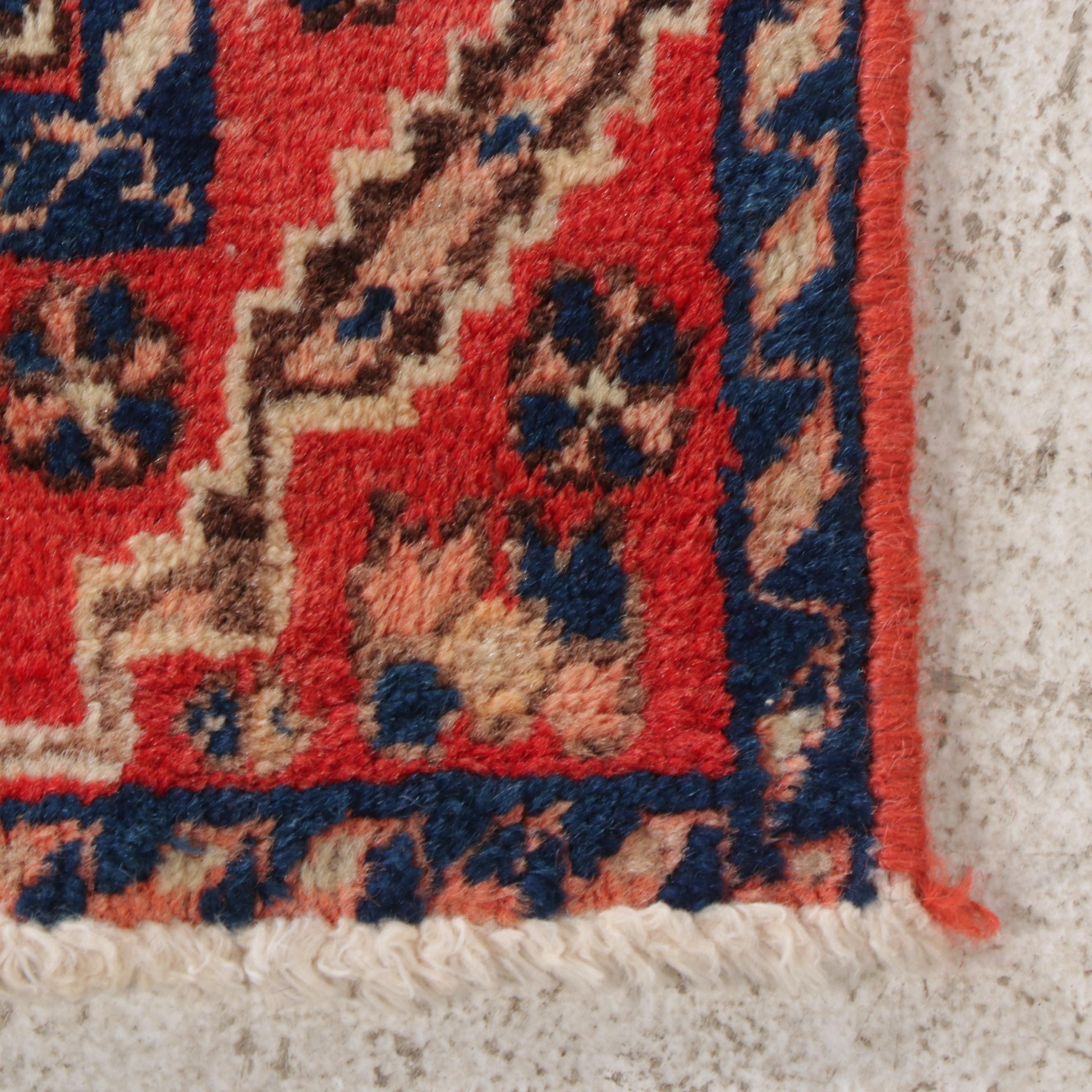 4'2 x 5' Hand-Knotted Caucasian Shirvan Area Rug
